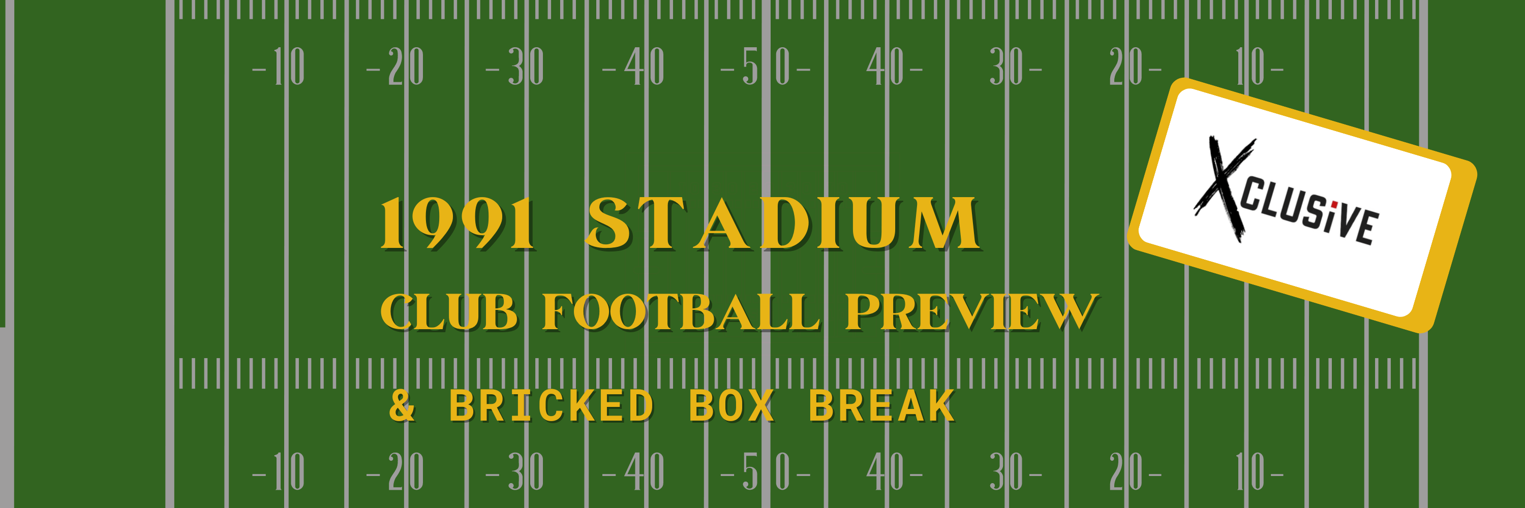 1991 Stadium Club Football Bricked Box Break