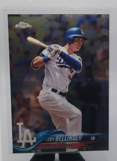 2022 Bowman Cody Bellinger #'d/299 Pink Dodgers Baseball Trading Card GRB1