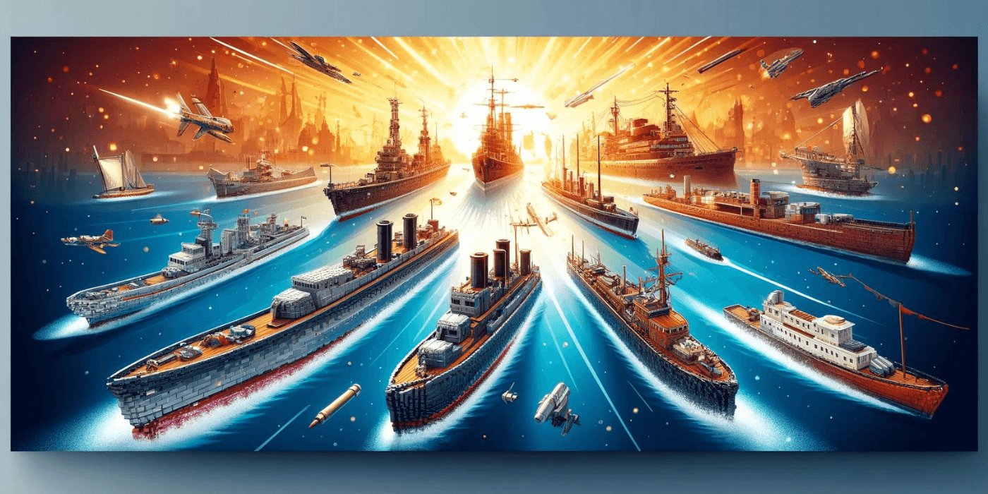 Boat Brick Models, Navy Brick Models, Sea Vessel Brick Models, Submarine Brick Models, Model Brick Submarines, Model Brick Battleships, Model Brick Aircraft Carriers