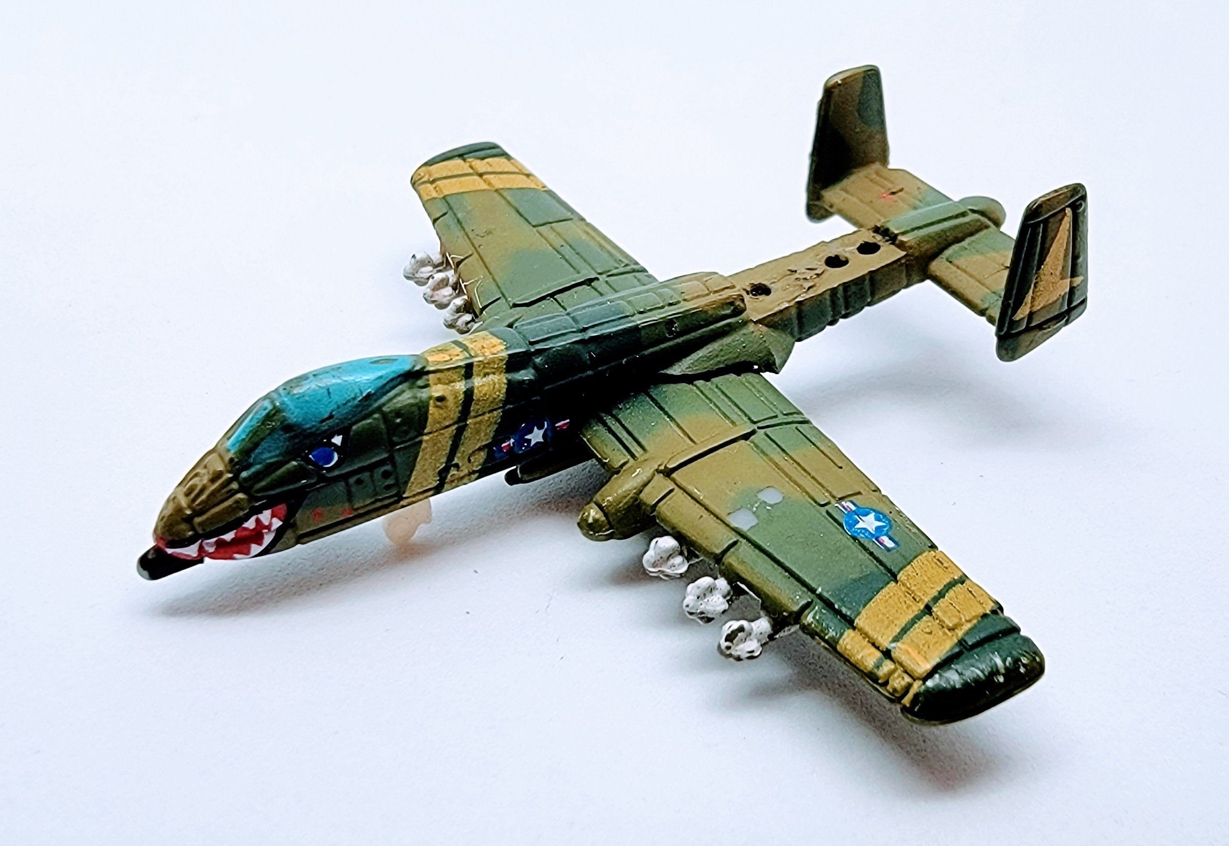 Micro Machines Military A-10 Thunderbolt II Warthog Undergoing Engine Upgrade Miniature Toy MMAC2 simple Xclusive Collectibles