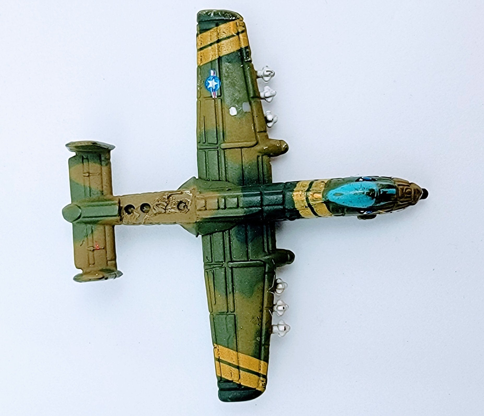 Micro Machines Military A-10 Thunderbolt II Warthog Undergoing Engine Upgrade Miniature Toy MMAC2 simple Xclusive Collectibles