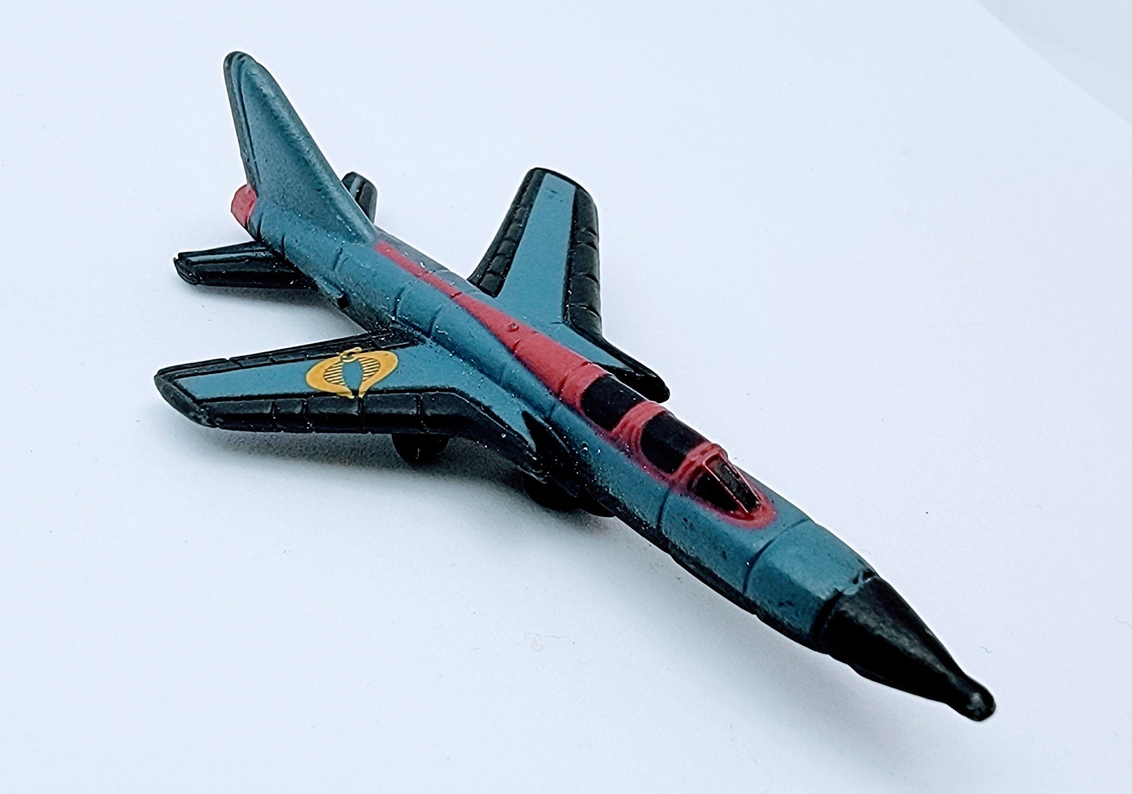 Micro Machines Military G.I. Joe Series F-105 Thunderchief With Cobra Markings MMAC2 simple Xclusive Collectibles