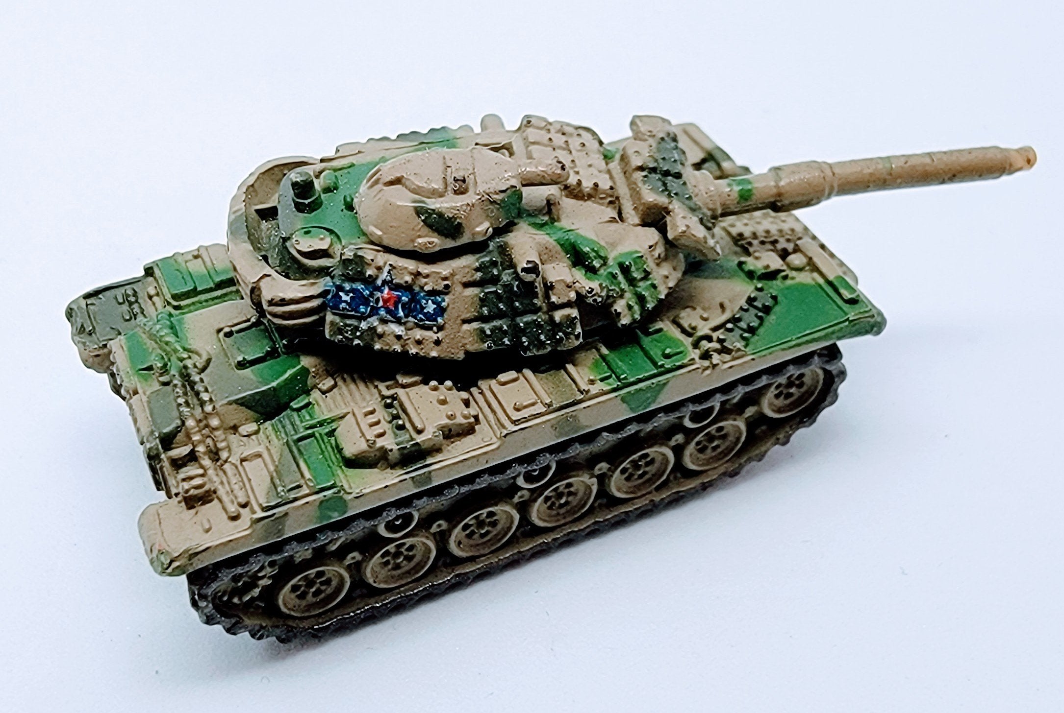 Micro Machines Military M60A3 Freedom Forces Green/Brown Camo Miniature Toy MMAC2 simple Xclusive Collectibles
