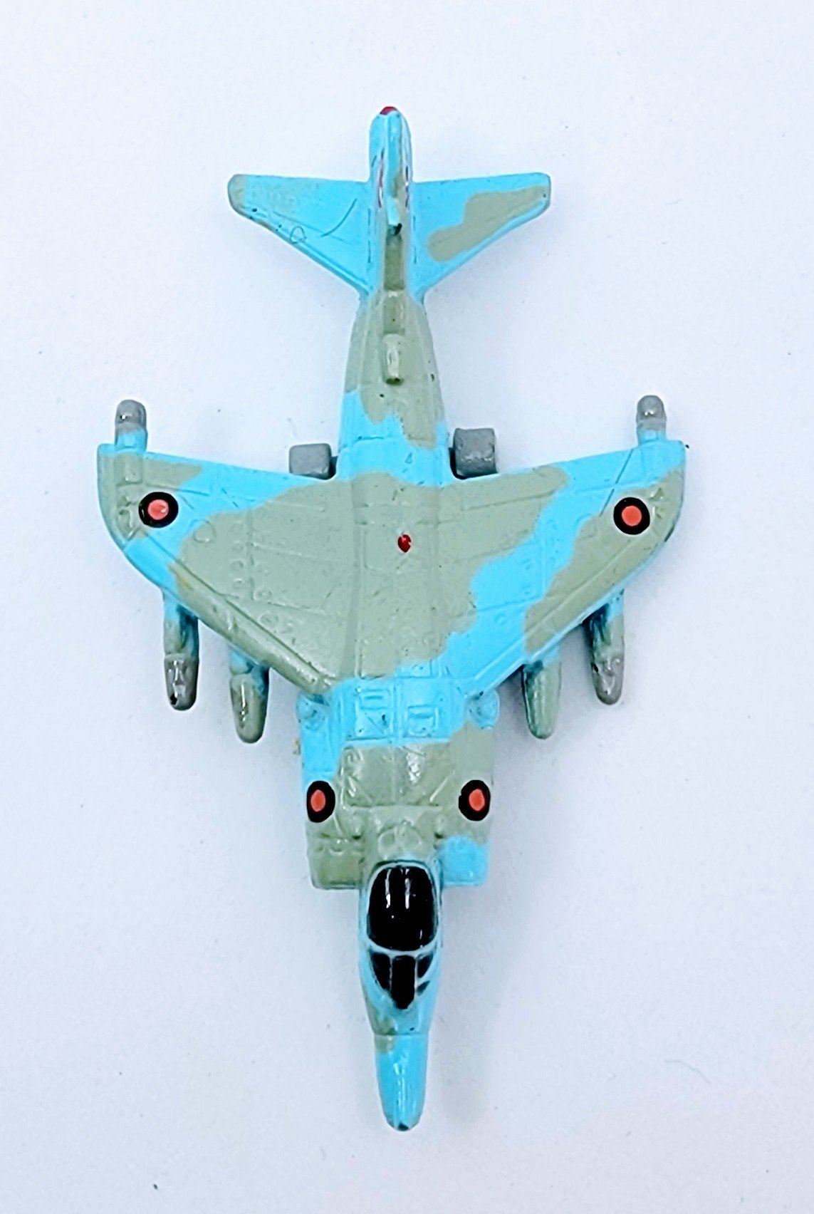 Harrier jump jet, Harrier Micro Machine, Micro Machine Harrier, Micro Machines Military RAF AV-8B Harrier Jumpjet Miniature Toy MMAC2 simple Xclusive Collectibles