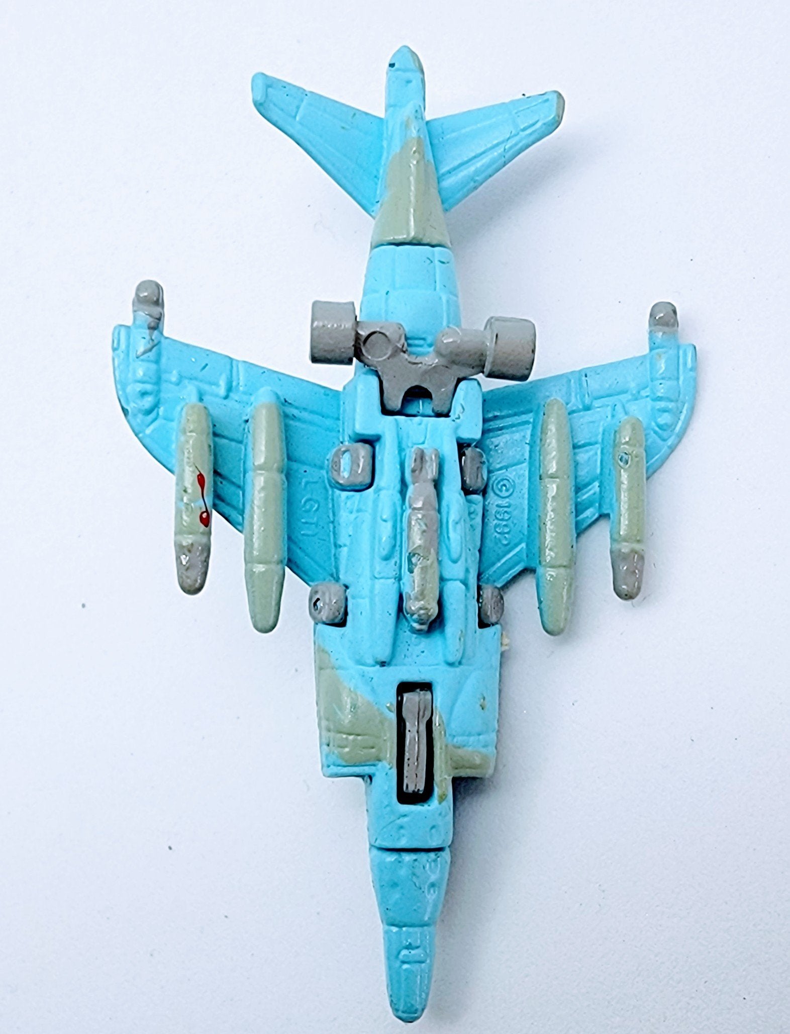 Micro Machines Military RAF AV-8B Harrier Jumpjet Miniature Toy MMAC2 simple Xclusive Collectibles