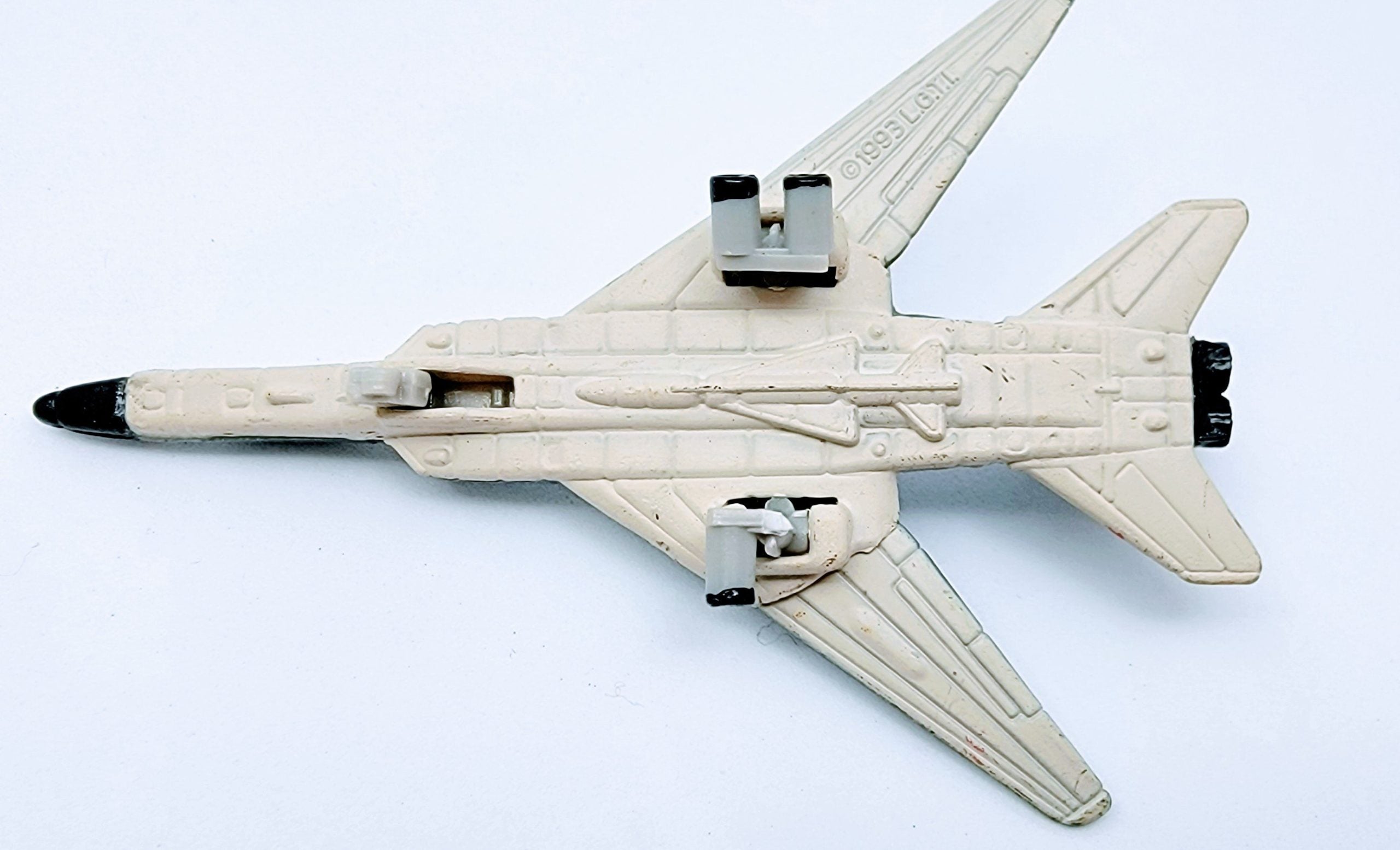 Micro Machines Military Tupolev Tu-22 Bomber Blue and Gray Terror Troops MAAC2 simple Xclusive Collectibles