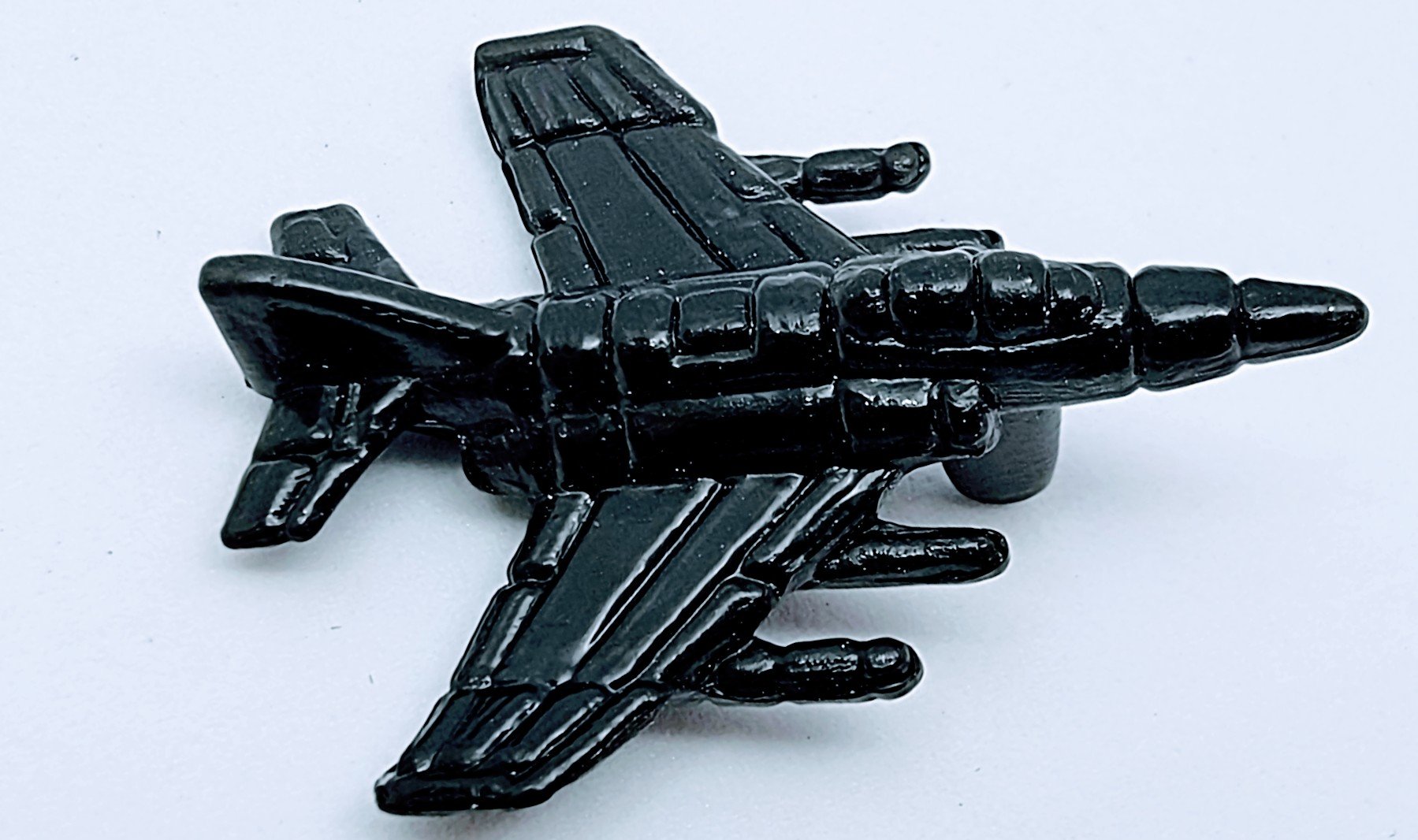 Micro Machines Military F-4 Phantom Black Mini Miniature Toy MWAC2 simple Xclusive Collectibles