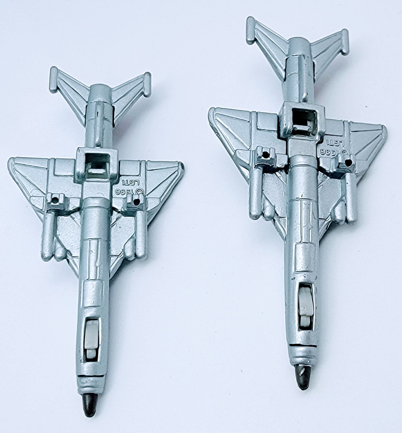 Micro Machines Military Silver MiG-21 Fishbed Jet Fighter Allies Logo Lot of 2 MMH1C simple Xclusive Collectibles