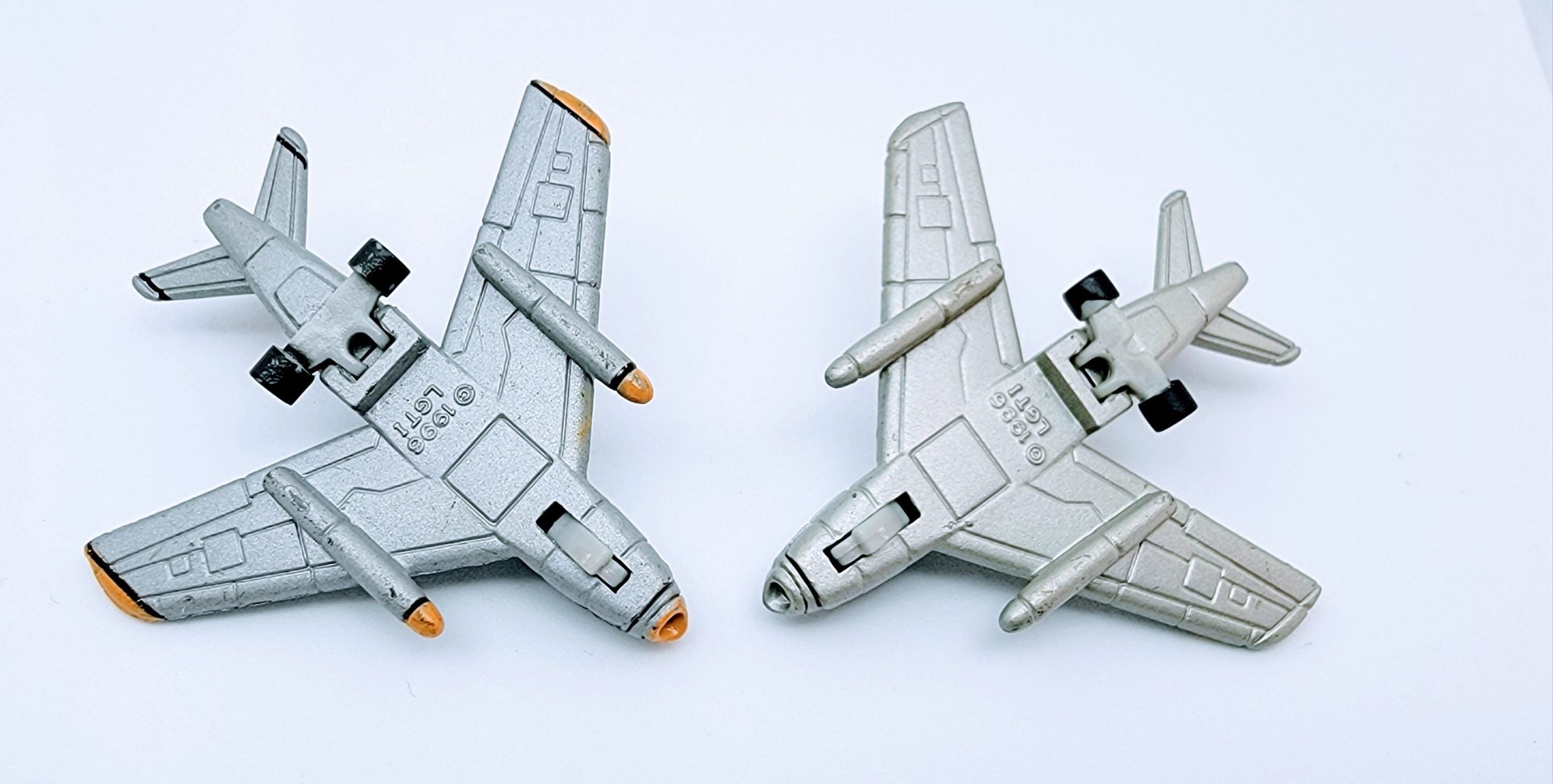 Micro Machines Military USAF F-86 Sabre Miniature Jet Fighter Lot of 2 Miniature Toy MMB3 simple Xclusive Collectibles