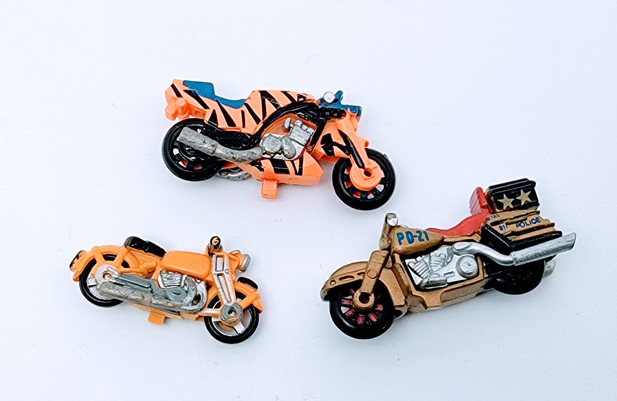 Micro Machines Motorcycle Lot of 3 MMPB1-1 simple Xclusive Collectibles