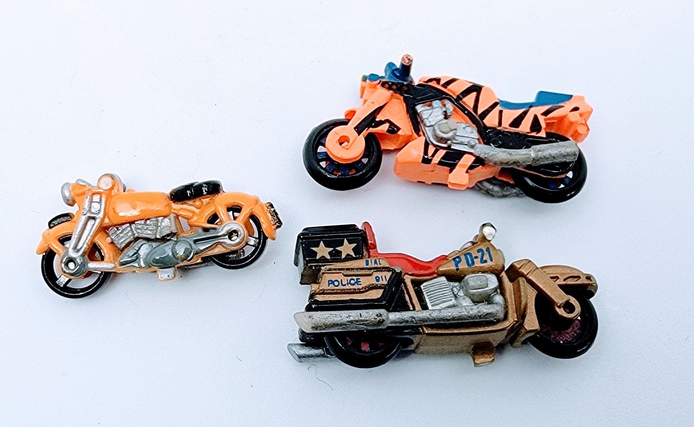Micro Machines Motorcycle Lot of 3 MMPB1-1 simple Xclusive Collectibles