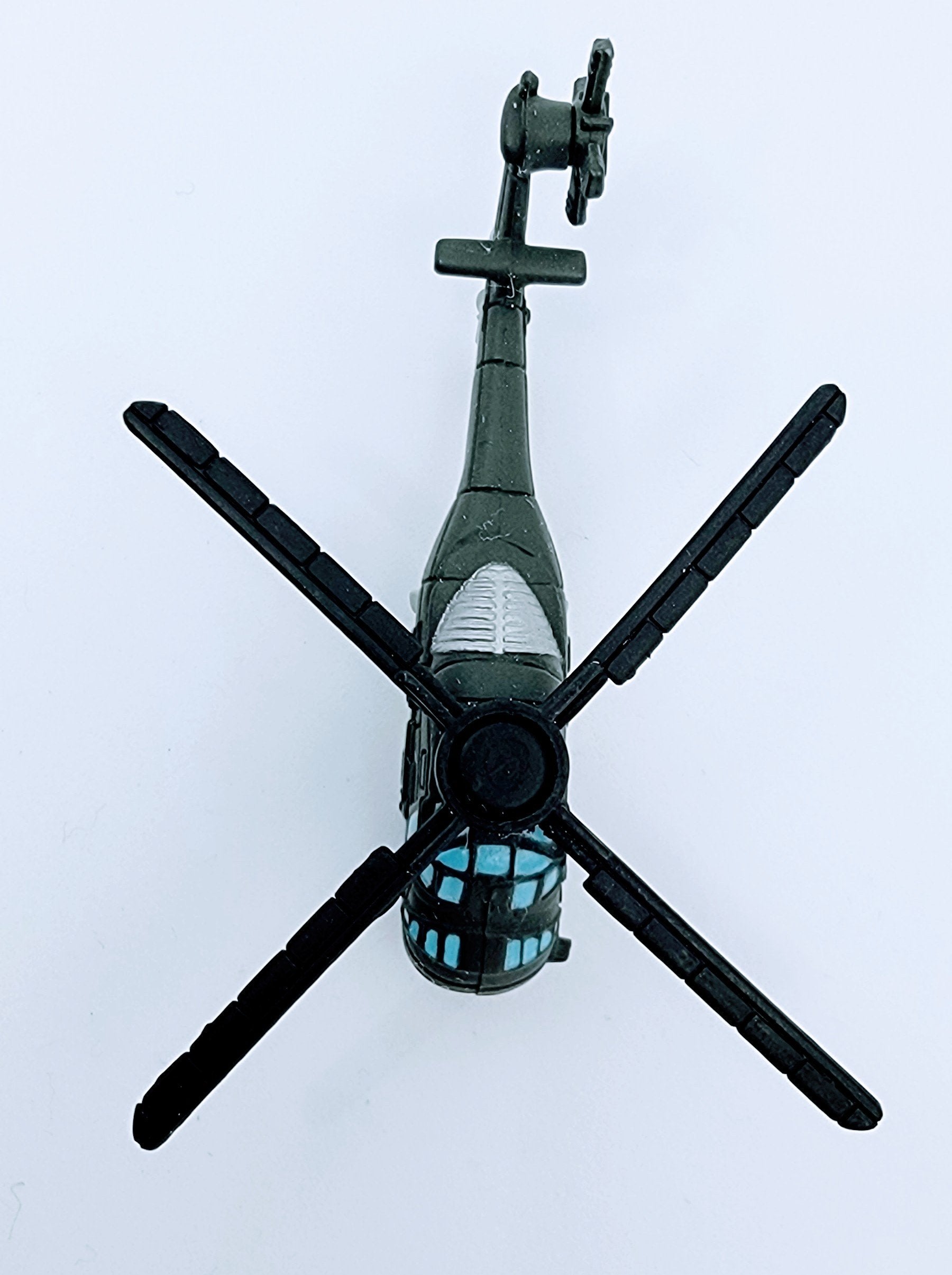 Micro Machines Military UH-34D Sea Horse Green/Gray Terror Troops Miniature Toy MMOA1 simple Xclusive Collectibles