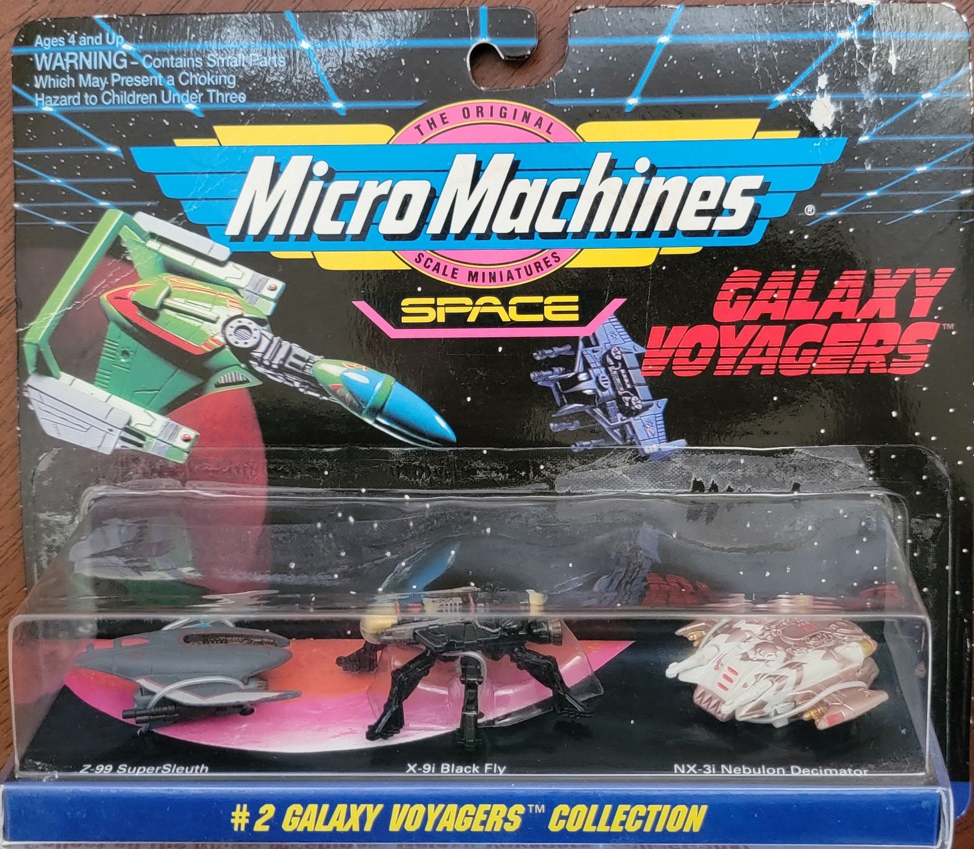 Micro Machines Galaxy Voyagers #2 Collectible Space Vehicle Miniature Toy Playset simple Xclusive Collectibles