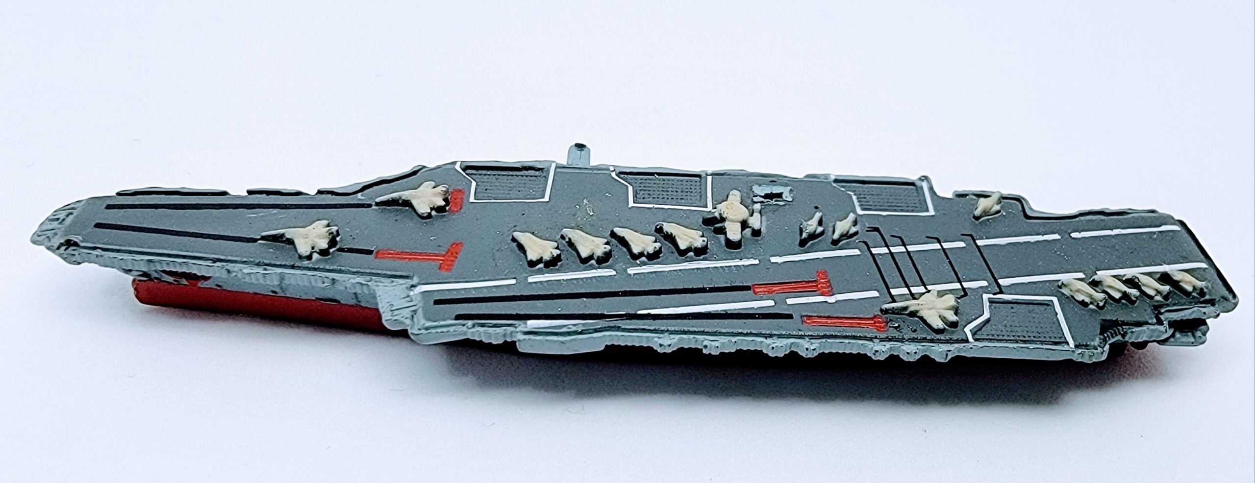 Micro Machines Military Air Craft Carrier Missing Mast Collectible Vintage Miniature MMVB1 simple Xclusive Collectibles