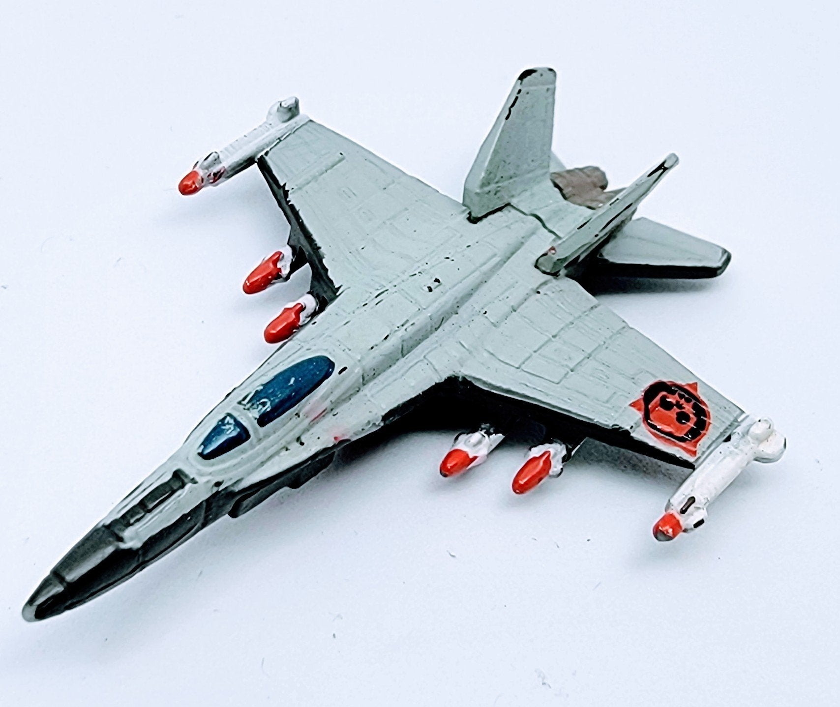 Micro Machines Military FA-18 Hornet Terror Troops Gray/Dark Gray Miniature Toy MMVB1 simple Xclusive Collectibles