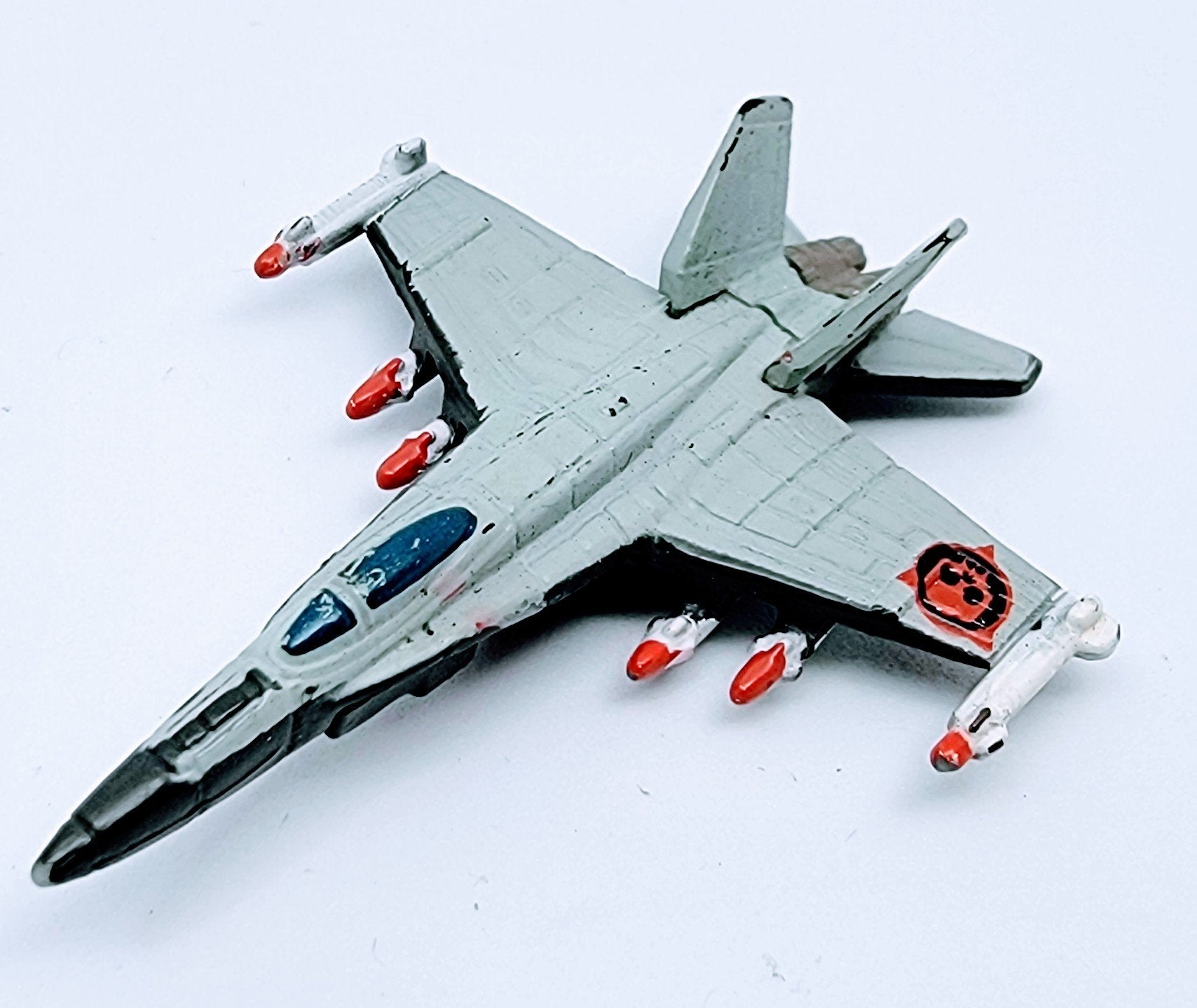 Micro Machines Military FA-18 Hornet Terror Troops Gray/Dark Gray Miniature Toy MMVB1 simple Xclusive Collectibles   