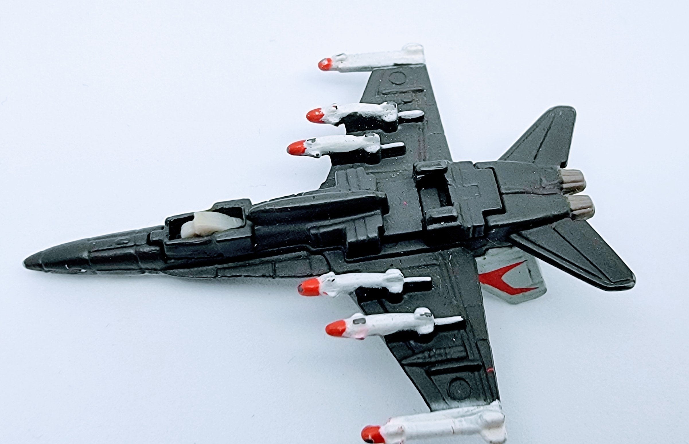 Micro Machines Military FA-18 Hornet Terror Troops Gray/Dark Gray Miniature Toy MMVB1 simple Xclusive Collectibles