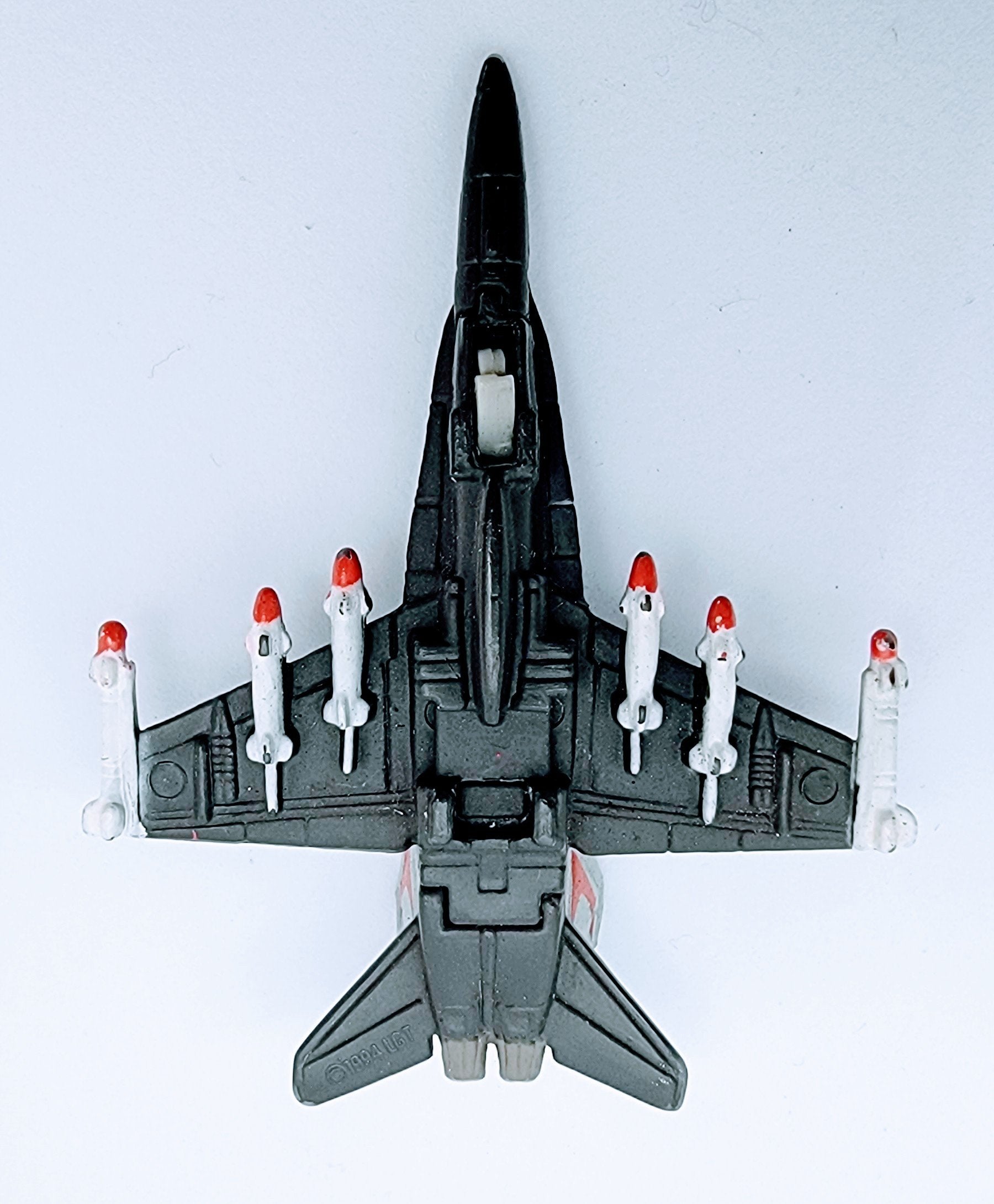 Micro Machines Military FA-18 Hornet Terror Troops Gray/Dark Gray Miniature Toy MMVB1 simple Xclusive Collectibles