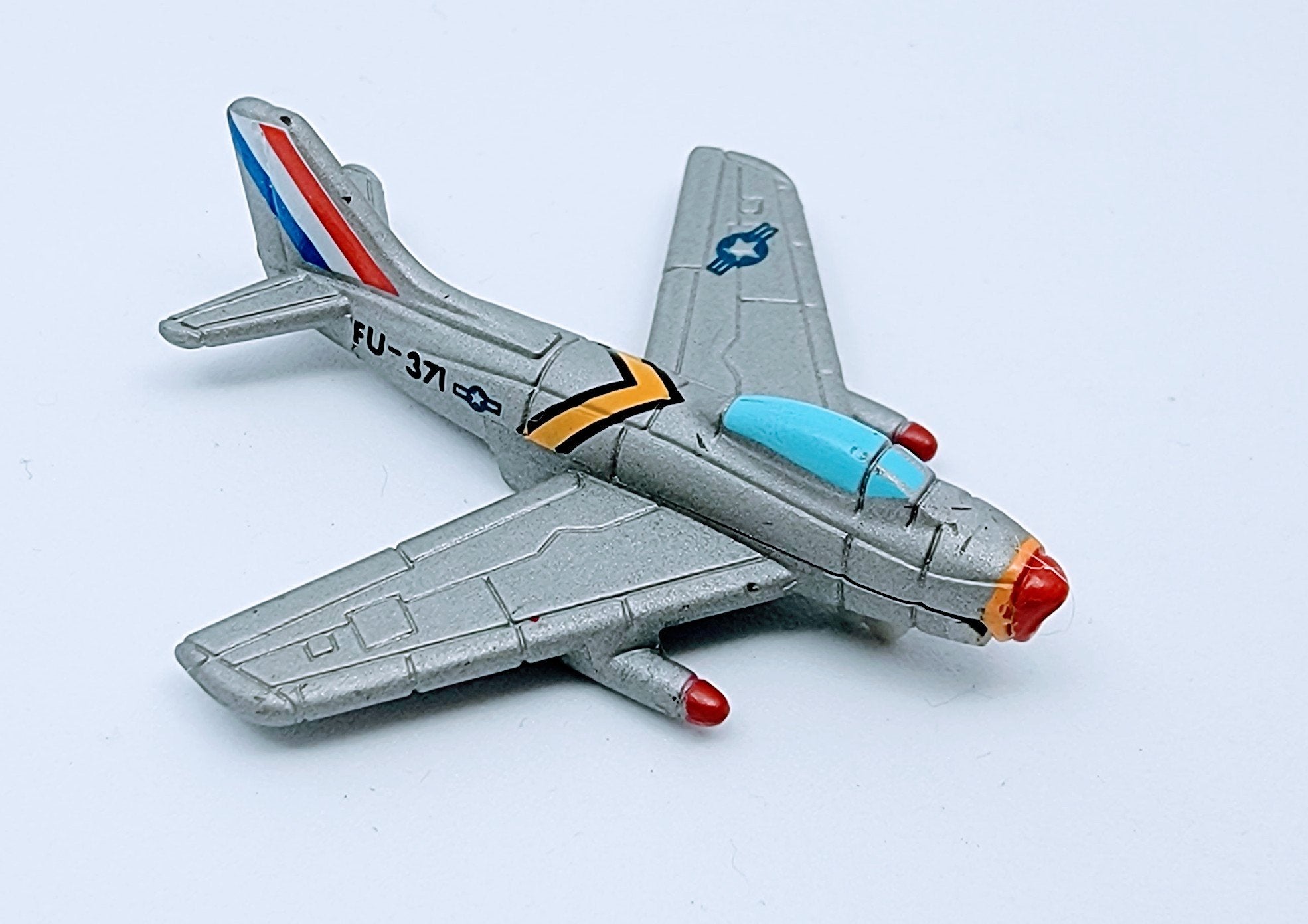 Micro Machines Military F-86 Sabre RWM Vintage Collectible Combat Aircraft Miniature Toy MMLB1 simple Xclusive Collectibles   