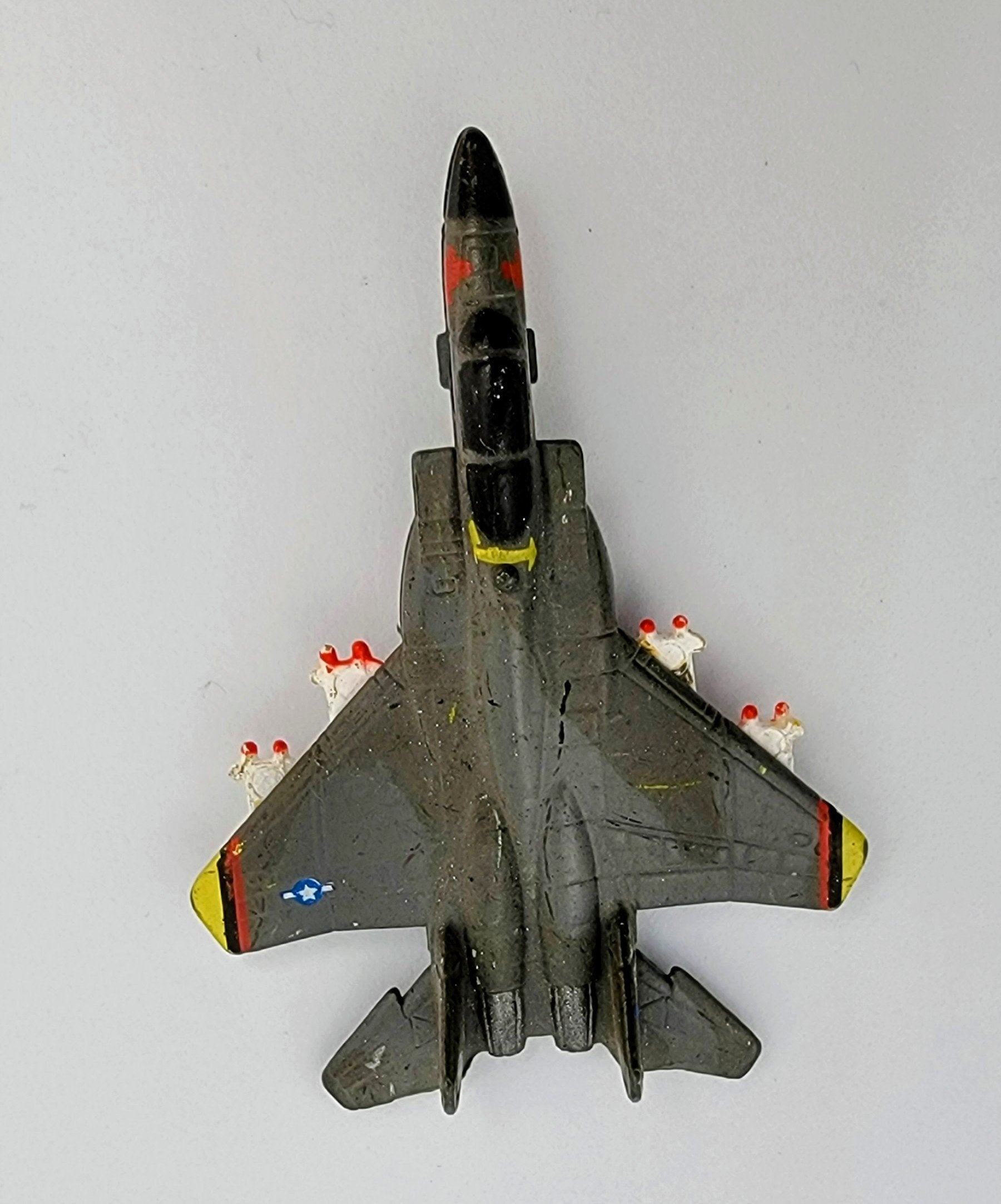 Micro Machines Military F-15 Eagle Miniature Toy With Battle Damage Miniature Toy MMB3 simple Xclusive Collectibles