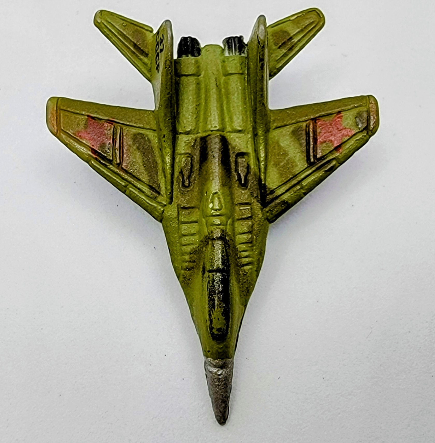 Micro Machines Military Mikoyan Gurvich MiG-29 Fulcrum Green and Blue Mini MMAC2 simple Xclusive Collectibles