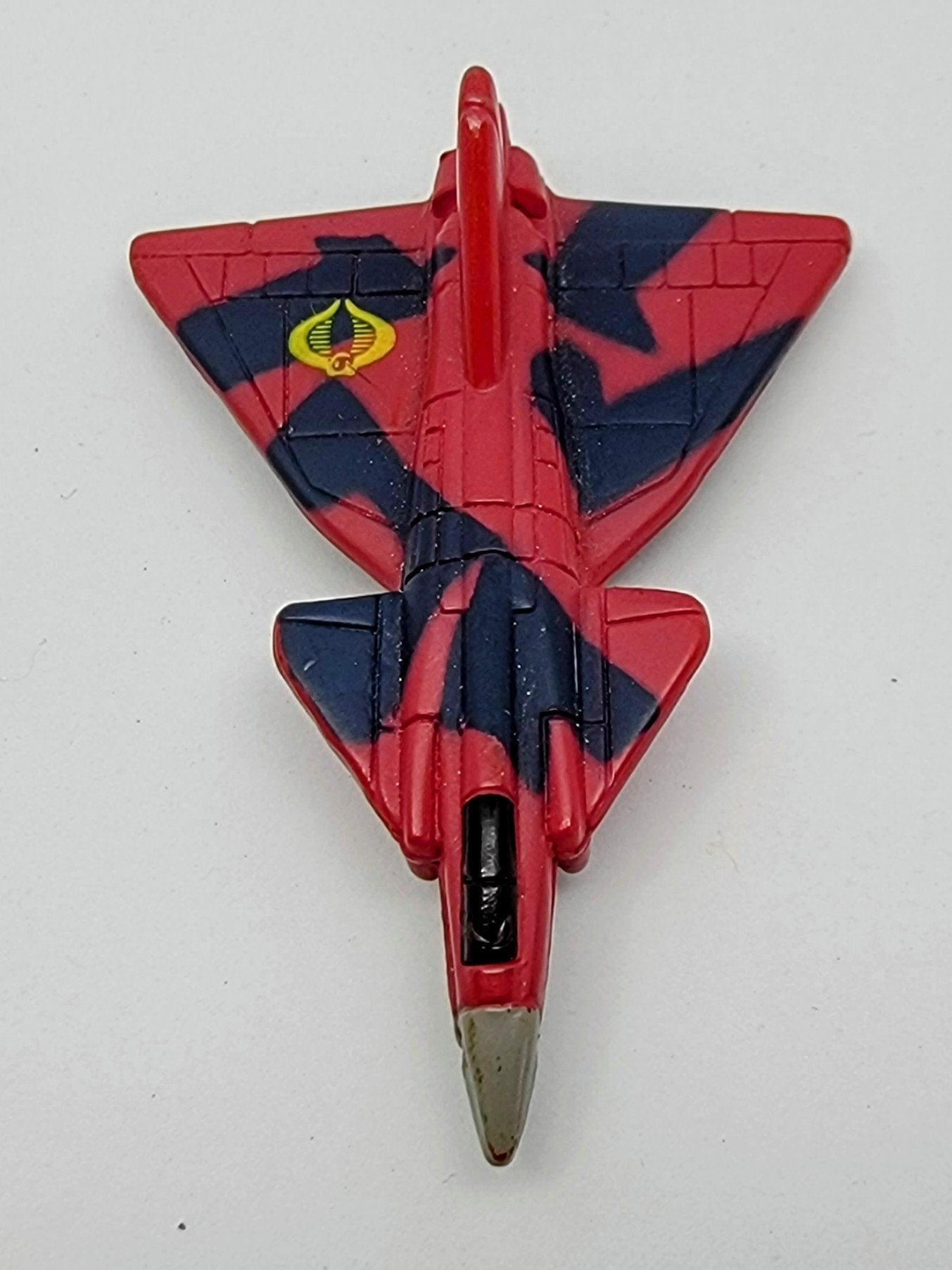 Micro Machines Military G.I. Joe Series Saab 37 Viggen Jet Fighter With Cobra Markings Miniature Toy MMAC2 simple Xclusive Collectibles