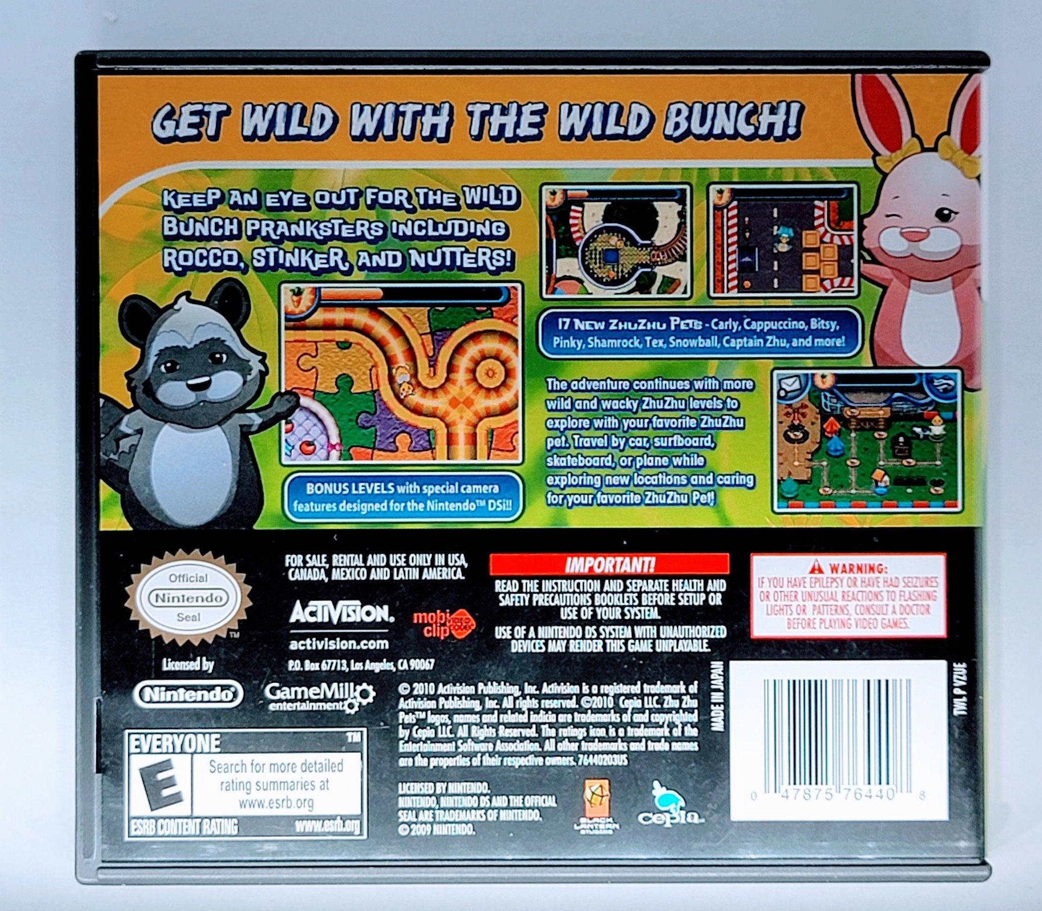 Zhu Zhu Pets 2 Featuring the Wild Bunch Nintendo DS: The Ultimate Furry Adventure! Xclusive Collectibles
