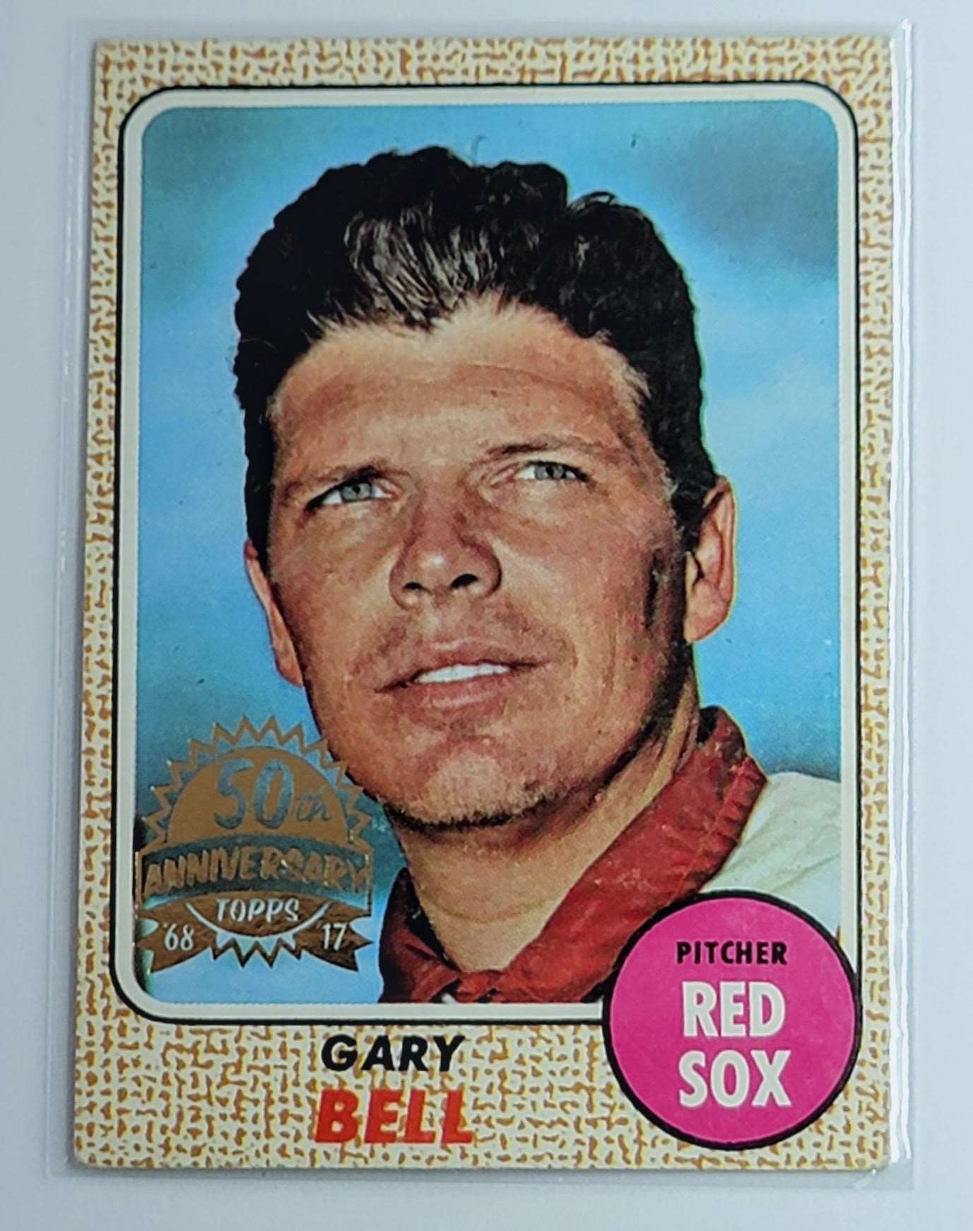 1968 Topps Gary Bell 50th Anniversary Stamped Baseball Card TH13C simple Xclusive Collectibles