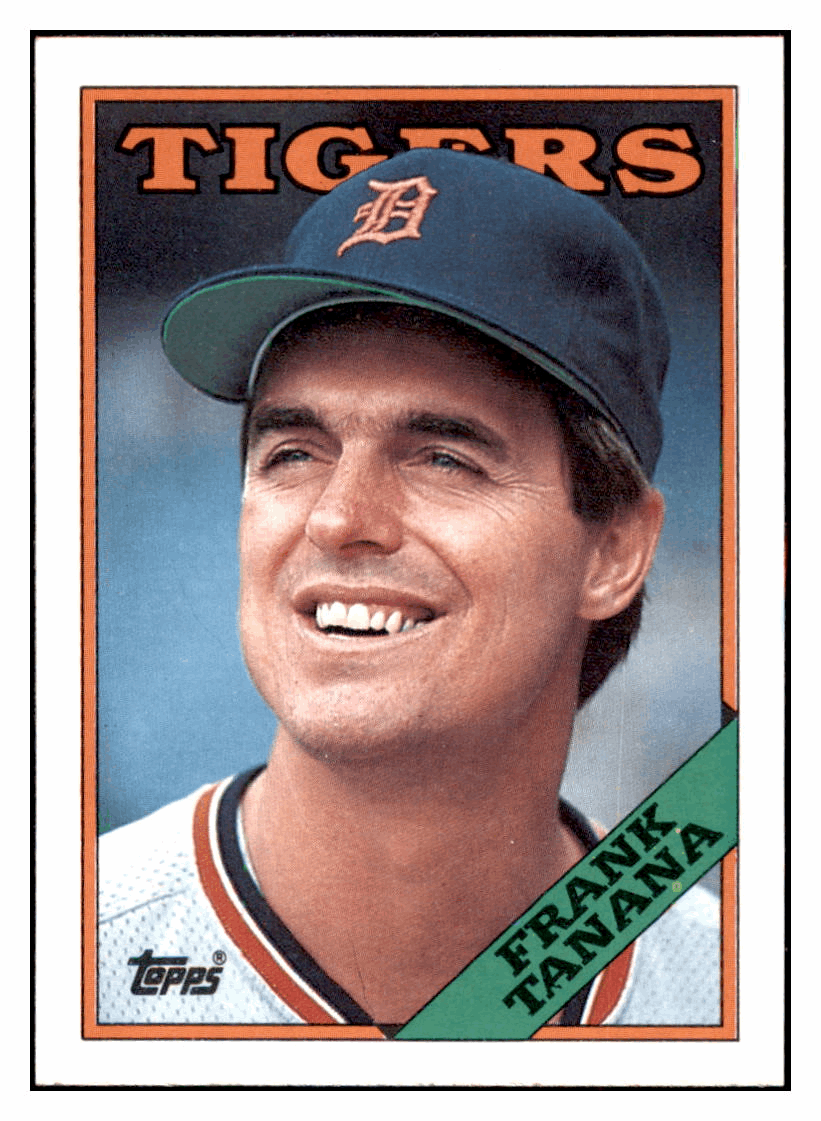1988 Topps Frank Tanana Detroit Tigers #177 Baseball card   BMB1B simple Xclusive Collectibles   