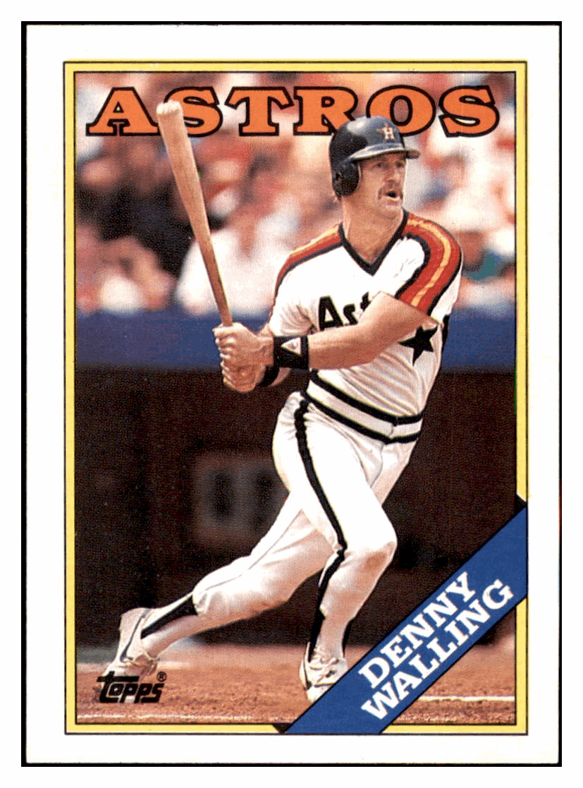 1988 Topps Denny Walling Houston Astros #719 Baseball card BMB1B simple Xclusive Collectibles