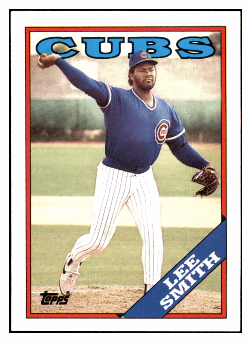 1988 Topps Lee Smith Chicago Cubs #240 Baseball card BMB1B simple Xclusive Collectibles