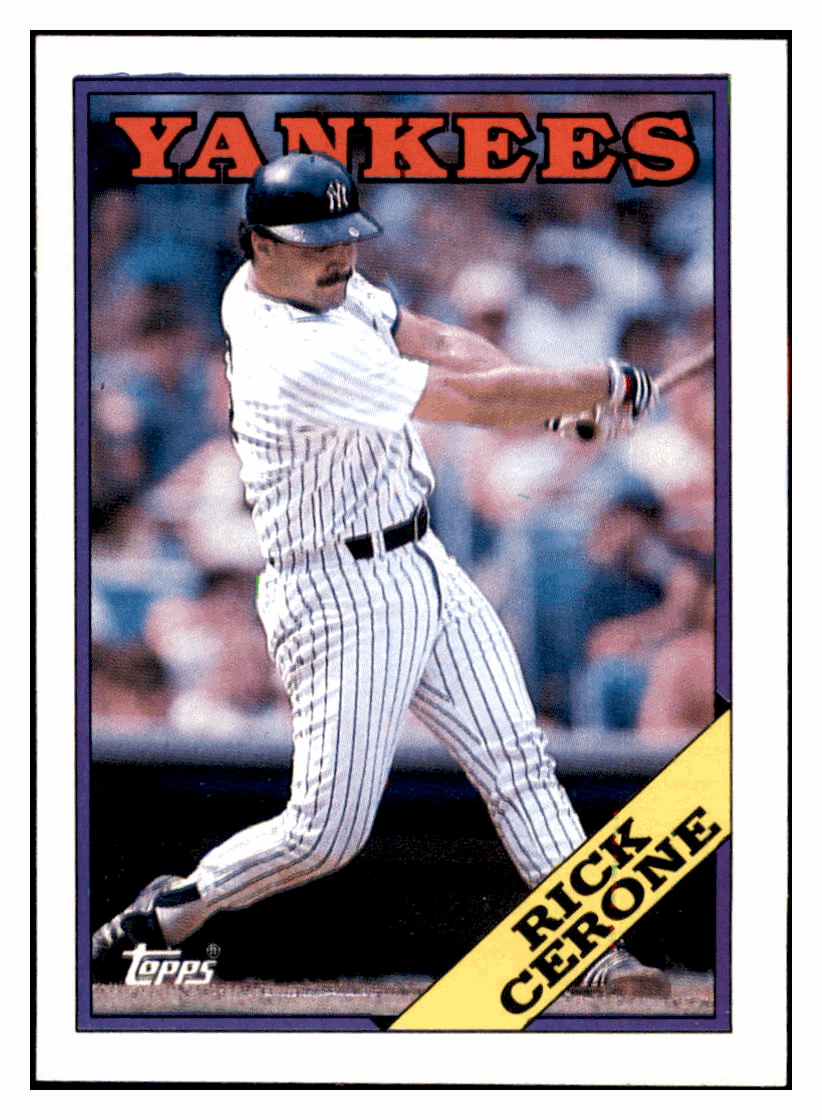 1988 Topps Rick Cerone New York Yankees #561 Baseball card BMB1B simple Xclusive Collectibles