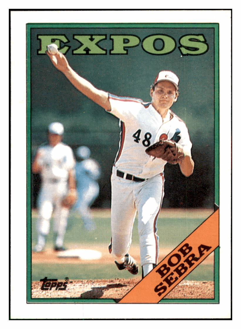 1988 Topps Bob Sebra Montreal Expos #93 Baseball card BMB1B simple Xclusive Collectibles