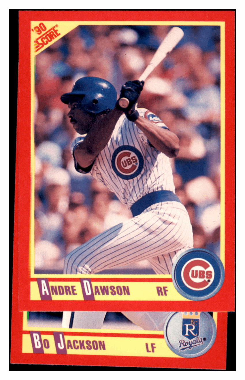 1990 Score Andre Dawson Chicago Cubs Baseball Card GMMGC simple Xclusive Collectibles