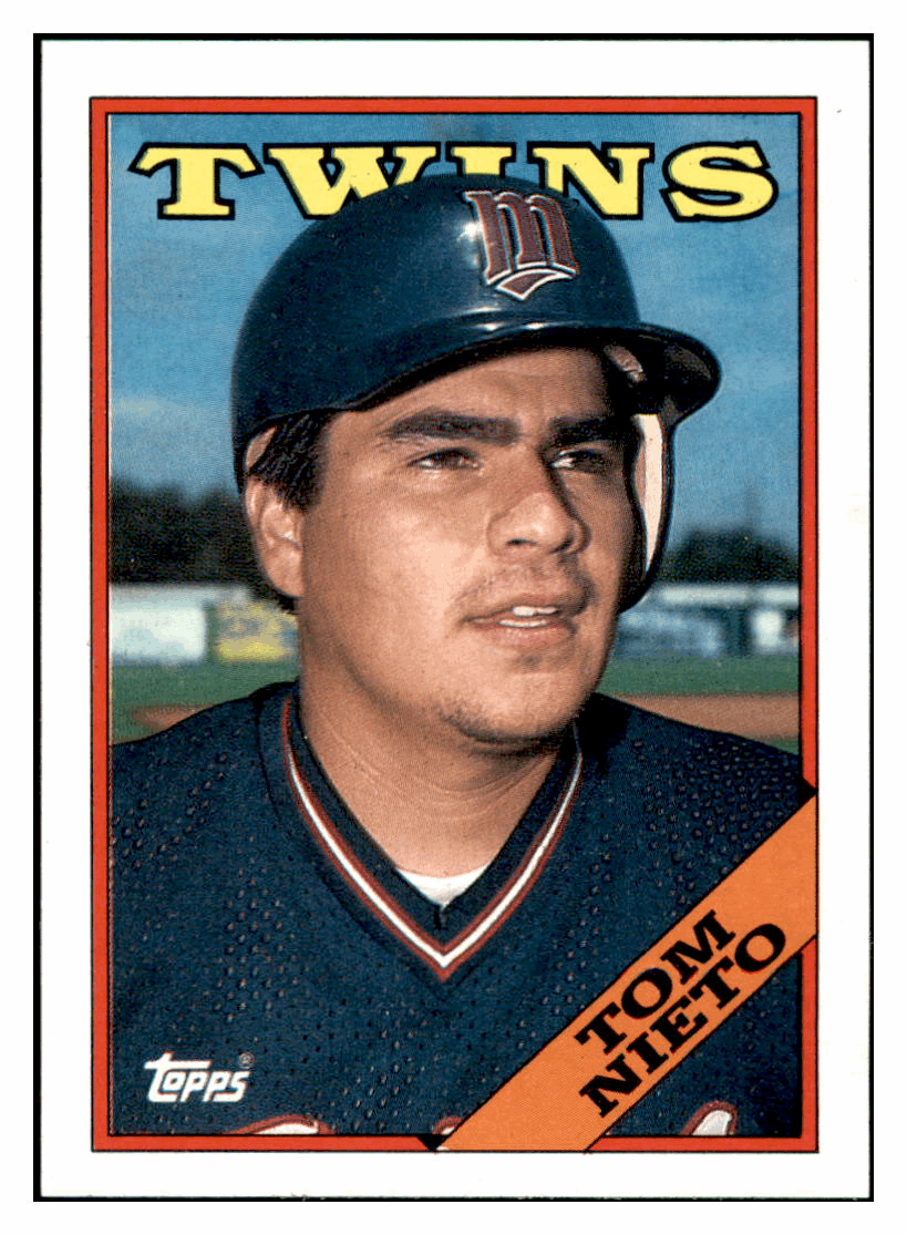 1988 Topps Tom Nieto Minnesota Twins Baseball Card GMMGD simple Xclusive Collectibles