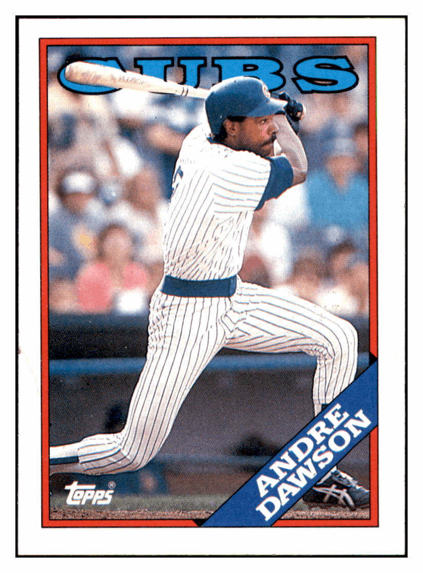 1988 Topps Andre Dawson Chicago Cubs Baseball Card GMMGD