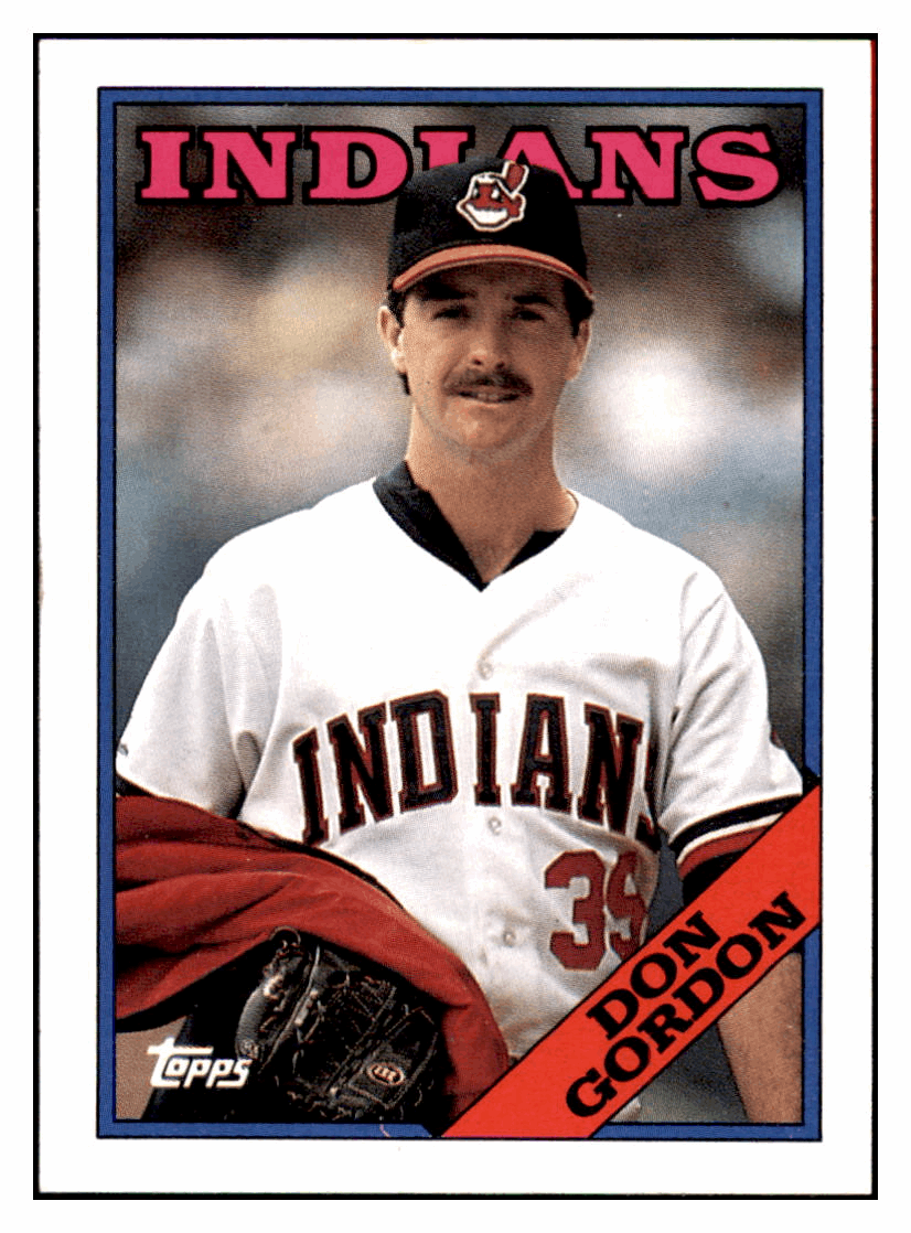 1988 Topps Don Gordon RC Cleveland Indians Baseball Card GMMGD_1a simple Xclusive Collectibles