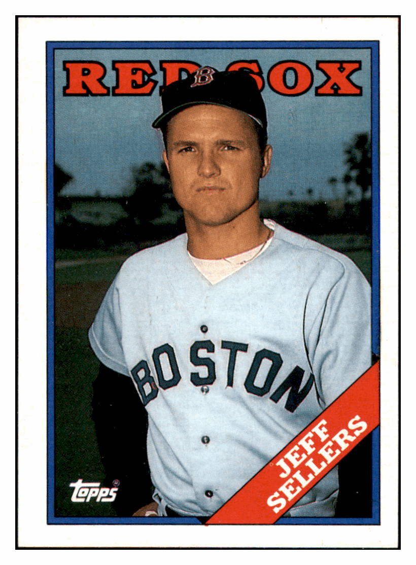 1988 Topps Jeff Sellers   Boston Red Sox Baseball Card GMMGD_1a simple Xclusive Collectibles