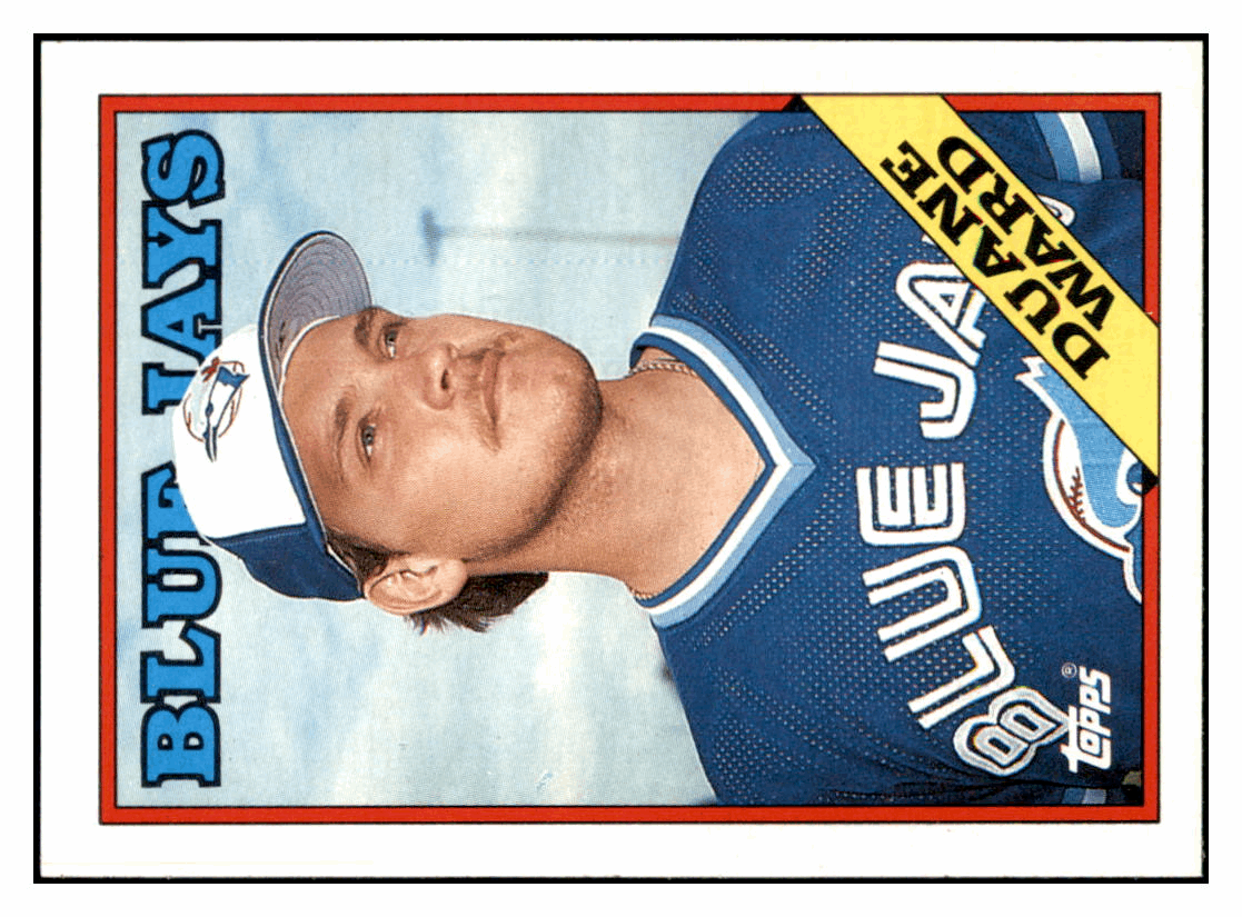 1988 Topps Duane Ward Toronto Blue Jays Baseball Card GMMGD_1a simple Xclusive Collectibles