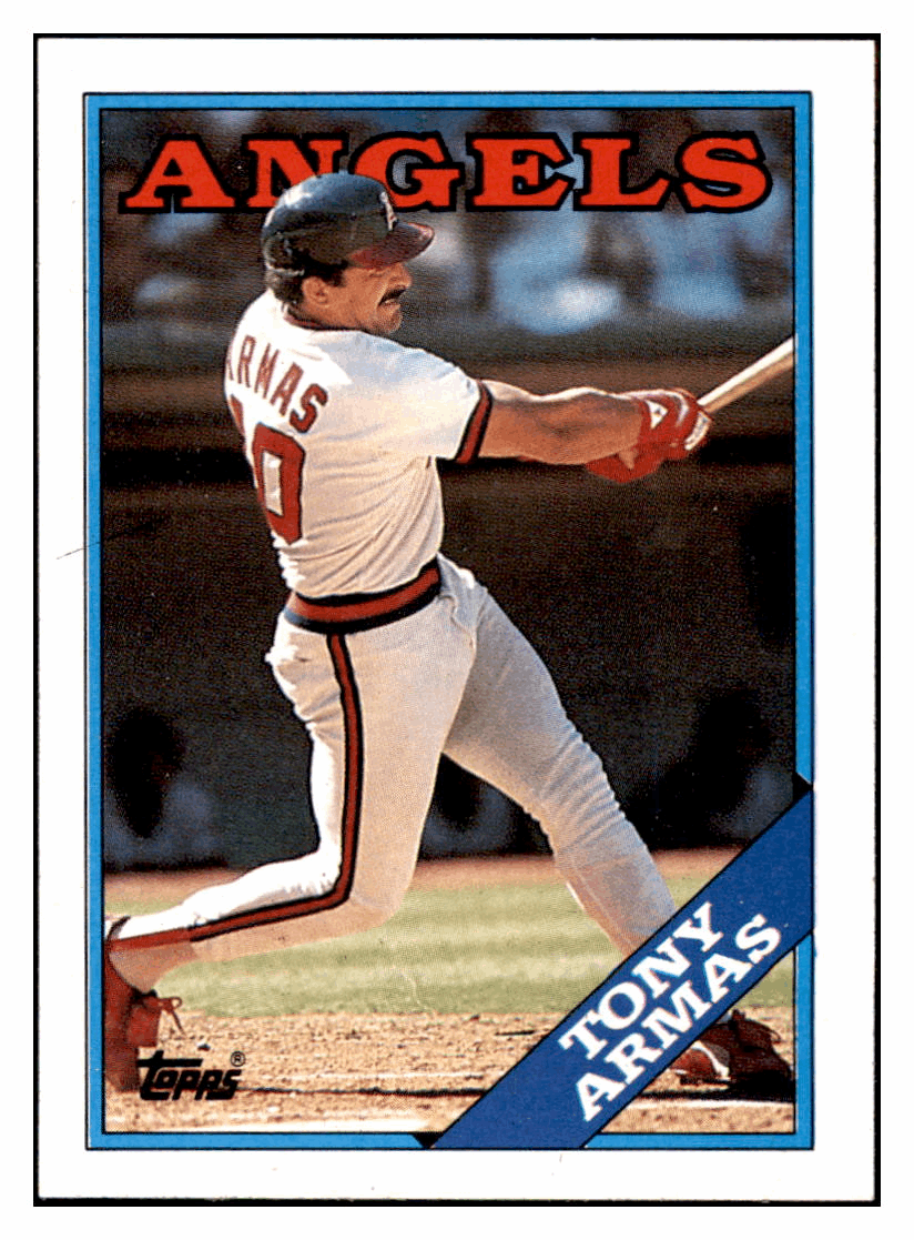 1988 Topps Tony Armas California Angels Baseball Card GMMGD simple Xclusive Collectibles
