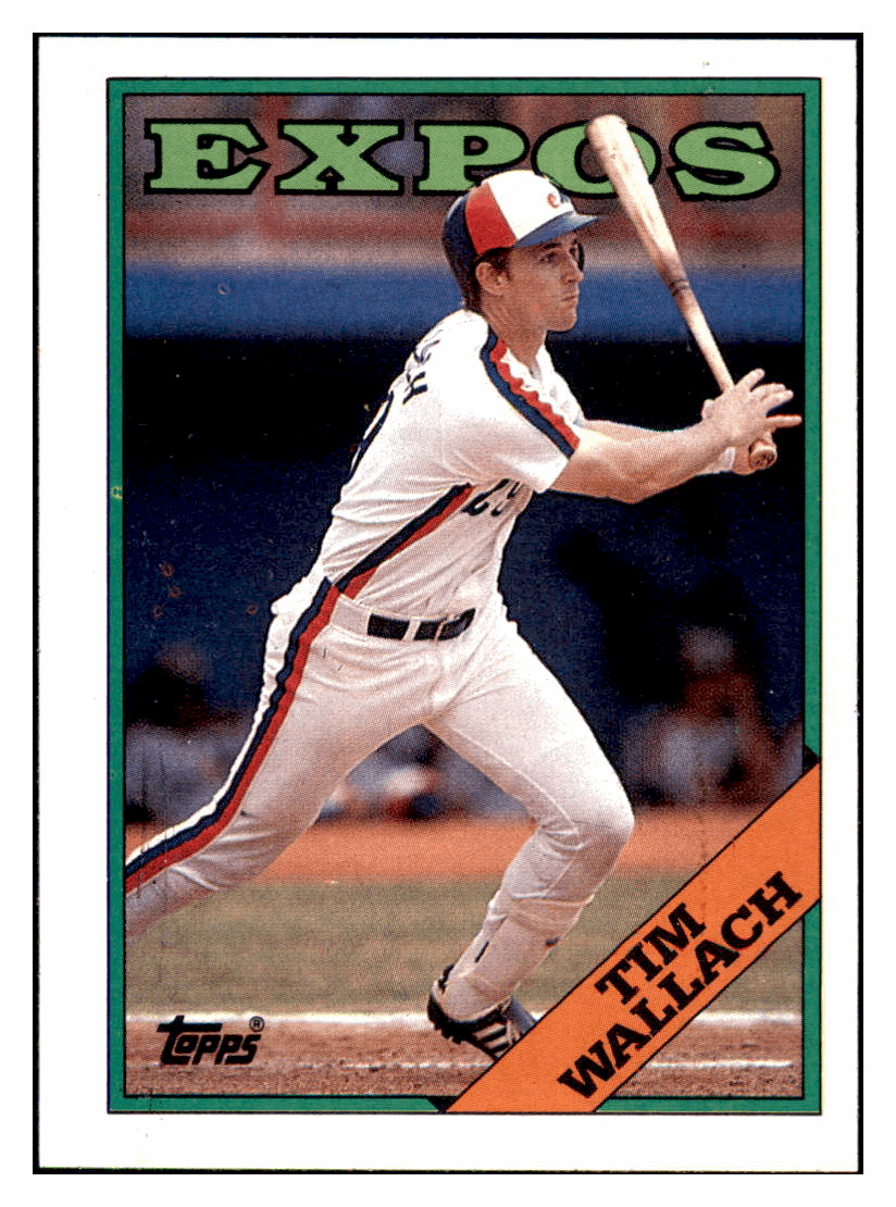 1988 Topps Tim Wallach Montreal Expos Baseball Card GMMGD simple Xclusive Collectibles