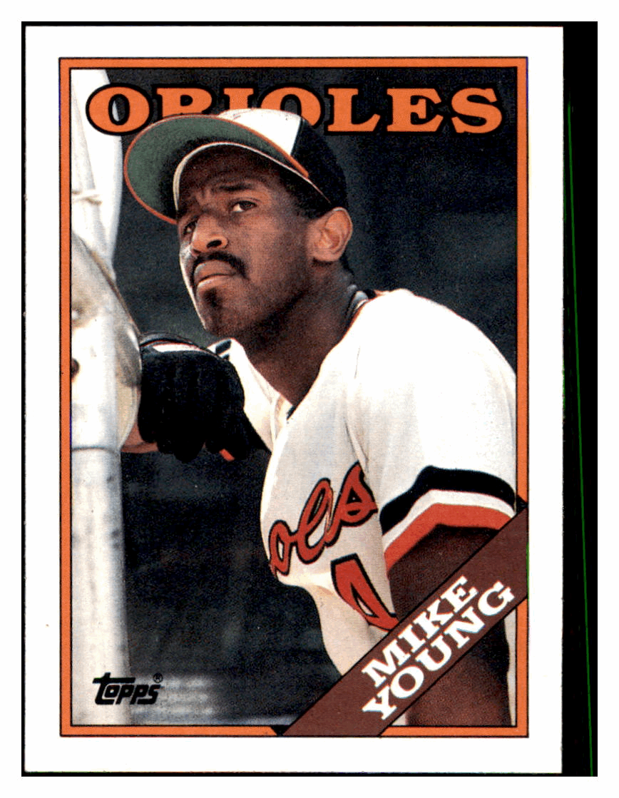 1988 Topps Mike Young Baltimore Orioles Baseball Card GMMGD simple Xclusive Collectibles