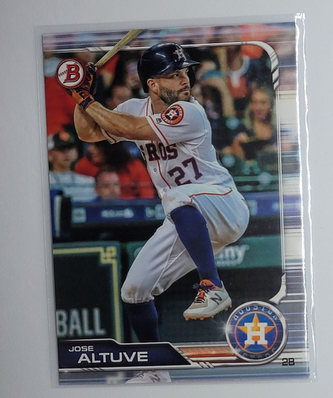 2019 Bowman Jose Altuve Houston Astros Baseball Card TH1CB simple Xclusive Collectibles