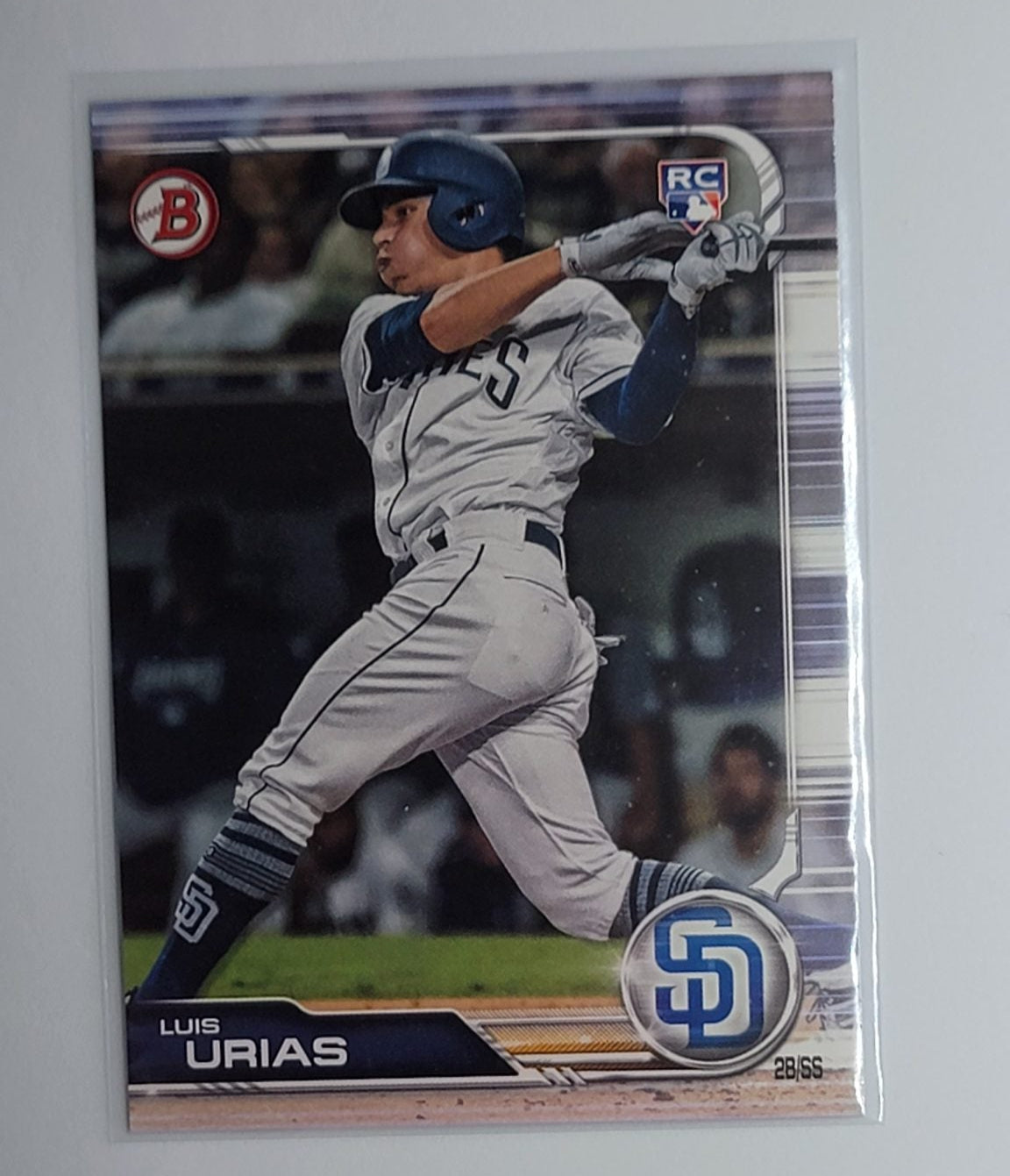 2019 Bowman Luis Urias RC San Diego Padres Baseball Card TH1CB simple Xclusive Collectibles