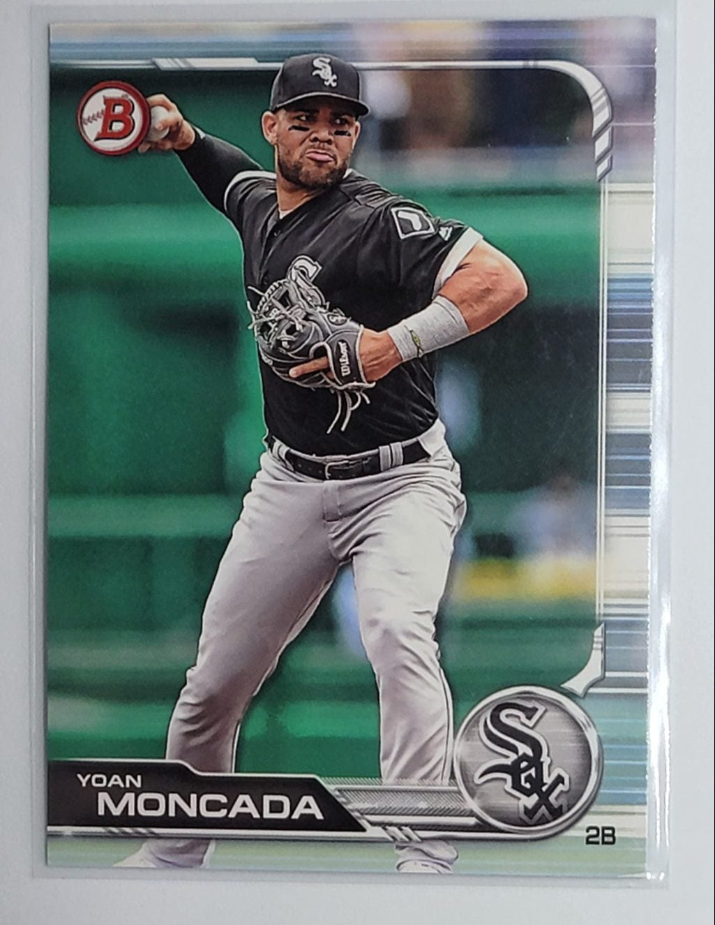 2019 Bowman Yoan Moncada Chicago White Sox Baseball Card TH1CB simple Xclusive Collectibles
