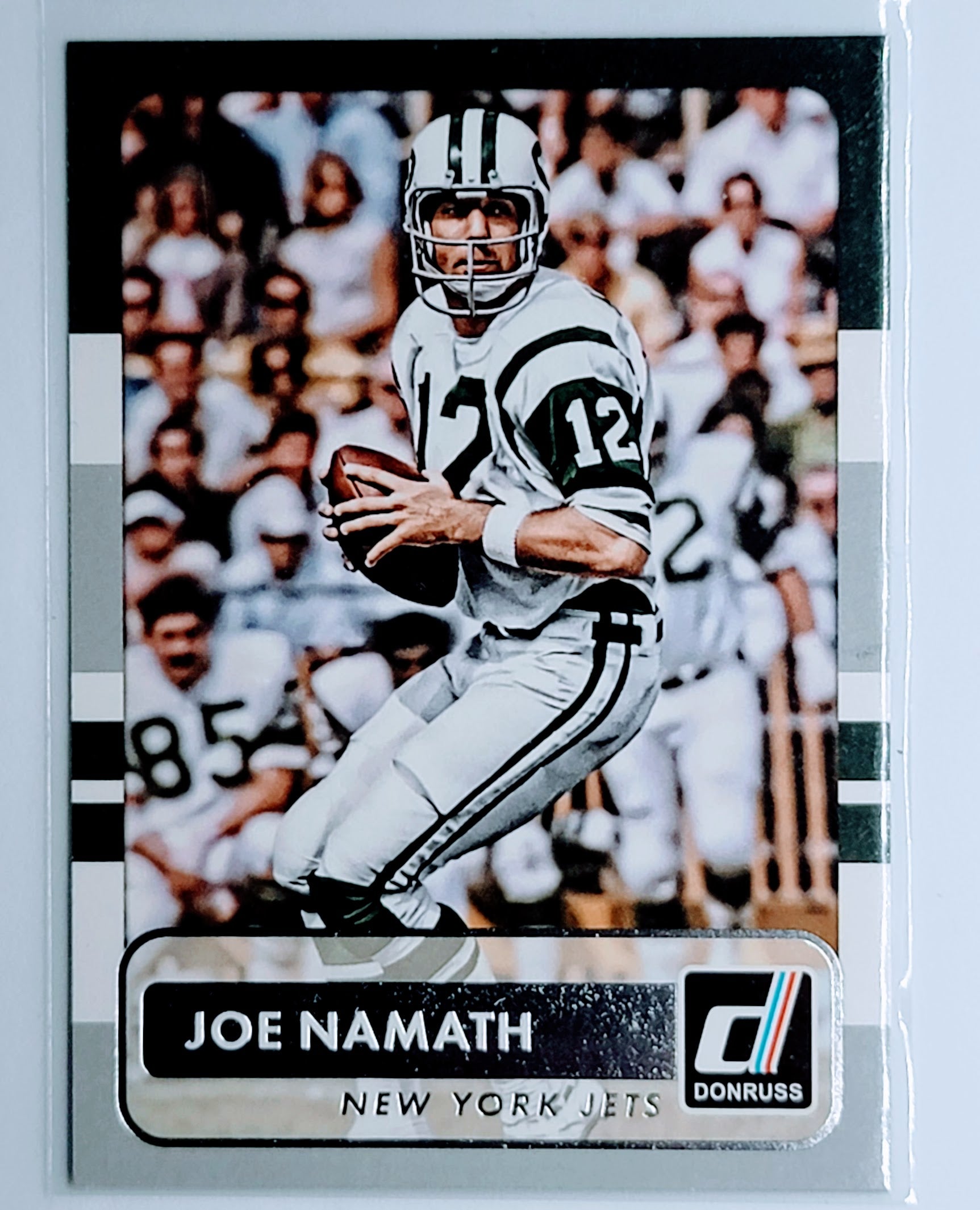 2015 Donruss Joe Namath New York Jets Football Card TH1CB simple Xclusive Collectibles