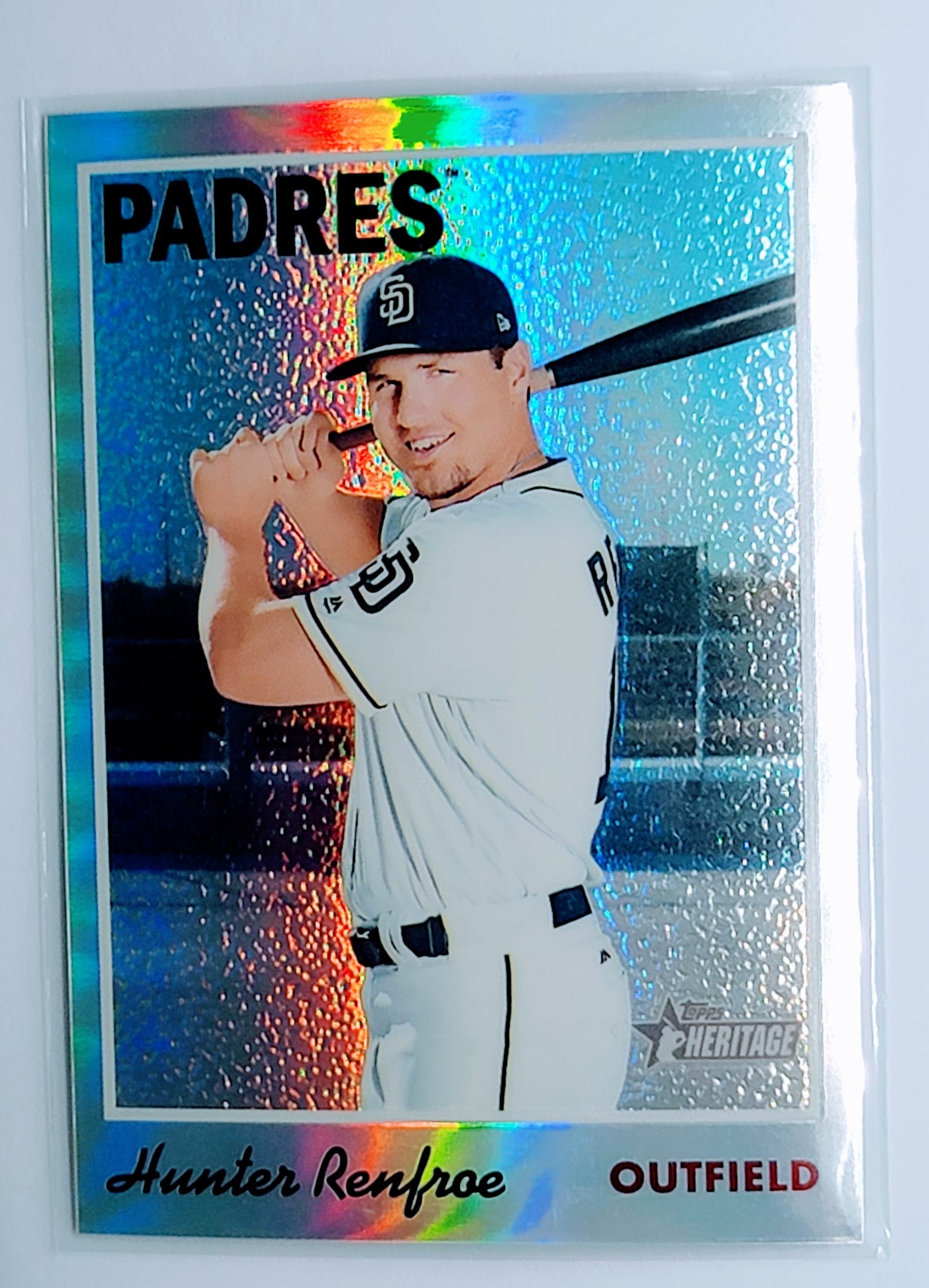 2019 Topps Heritage Hunter
Renfroe San Diego Padres Baseball
Card TH1CB simple Xclusive Collectibles