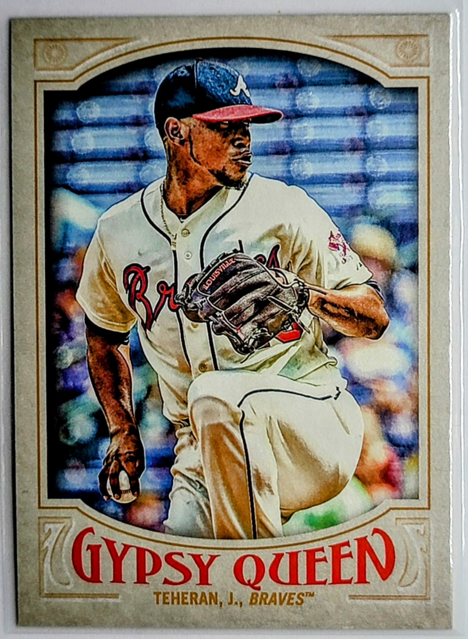 2016 Topps Gypsy Queen Julio
  Teheran   Atlanta Braves Baseball
  Card  TH1CB simple Xclusive Collectibles