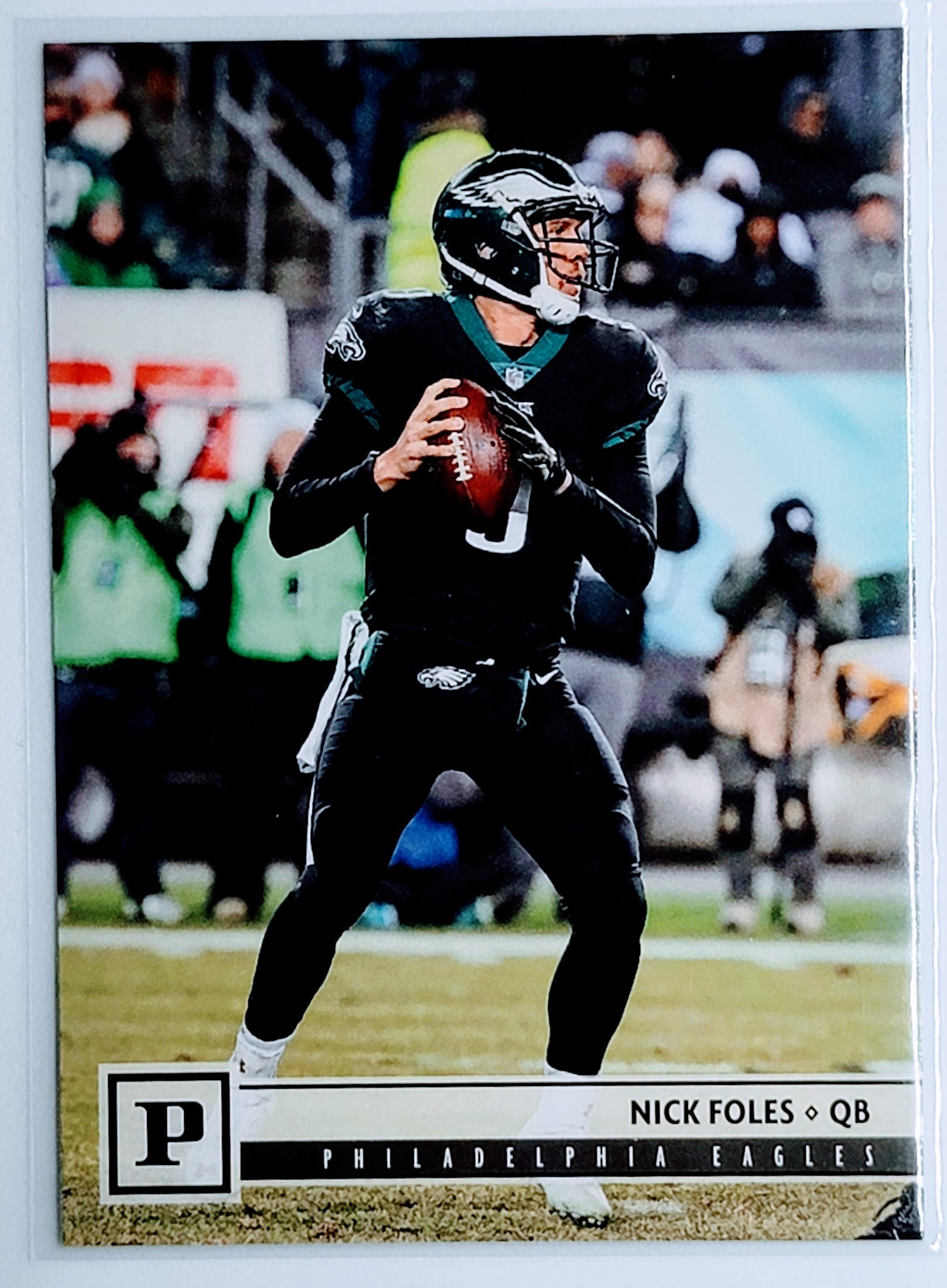 2018 Panini Nick Foles Philadelphia Eagles Football Card TH1CB simple Xclusive Collectibles
