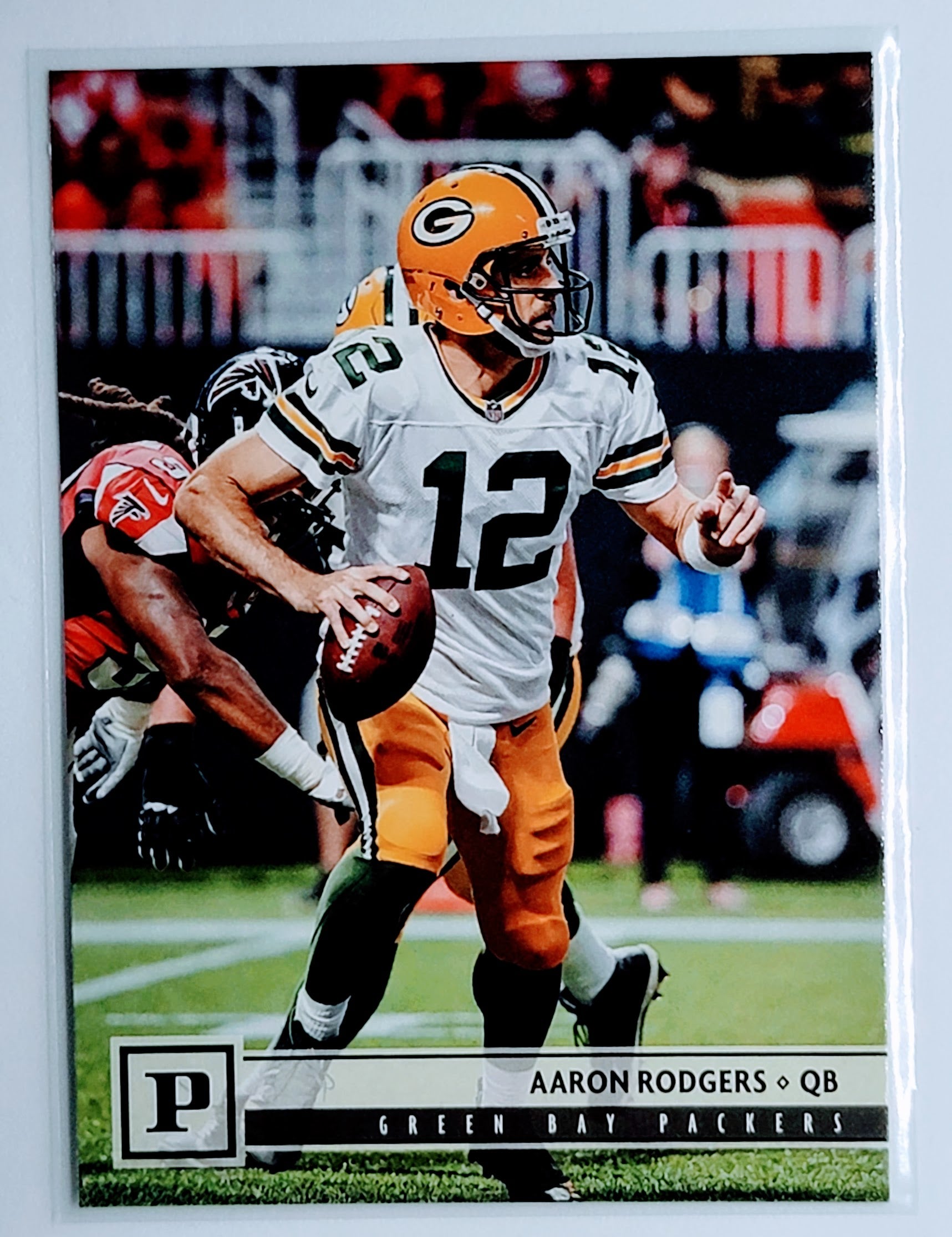 2018 Panini Aaron Rodgers Green Bay Packers Football Card TH1CB simple Xclusive Collectibles